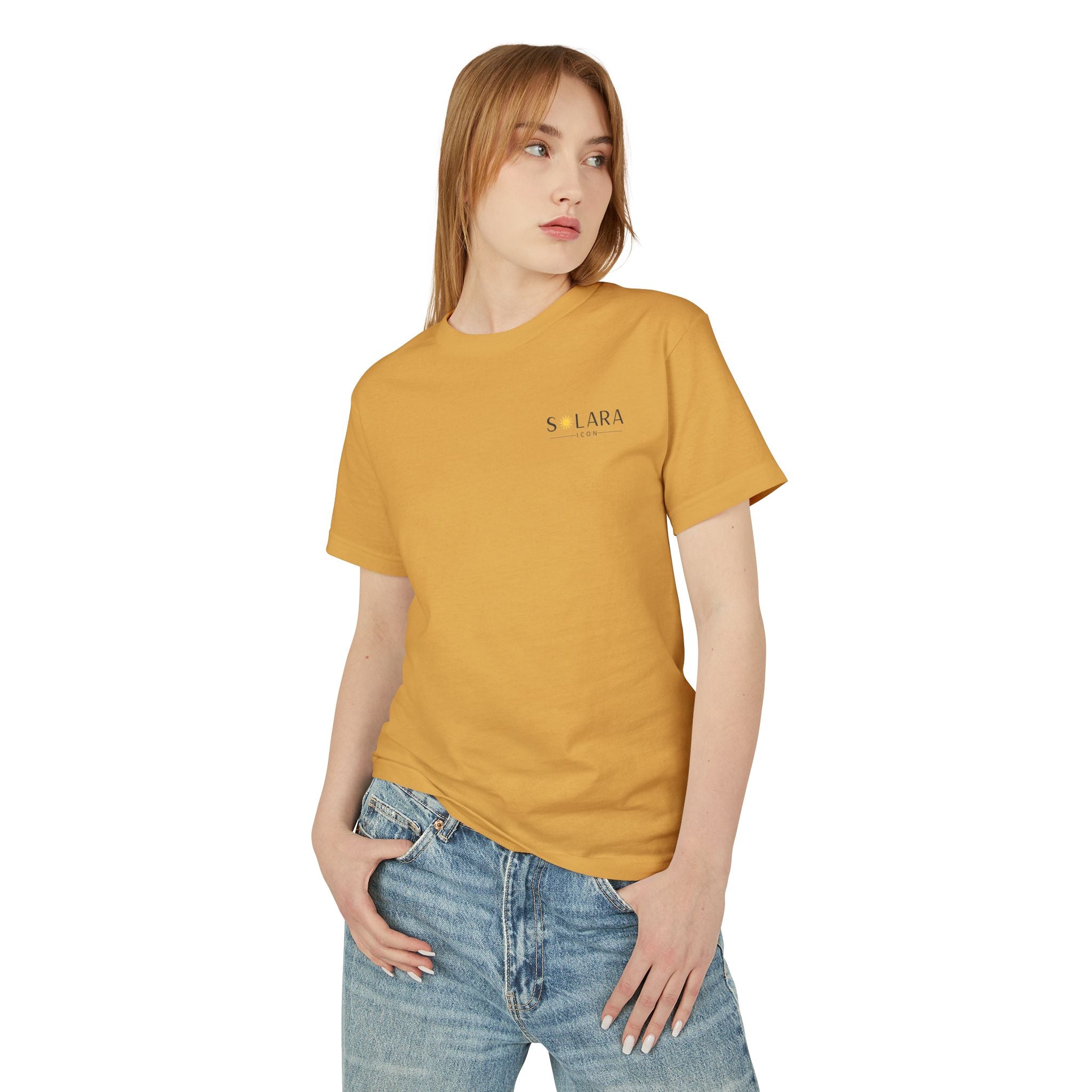 Solara Icon-Unisex Heavyweight Tee, Relaxed Cotton T-Shirt for Everyday Comfort, Gift for Her, Gift for Him,