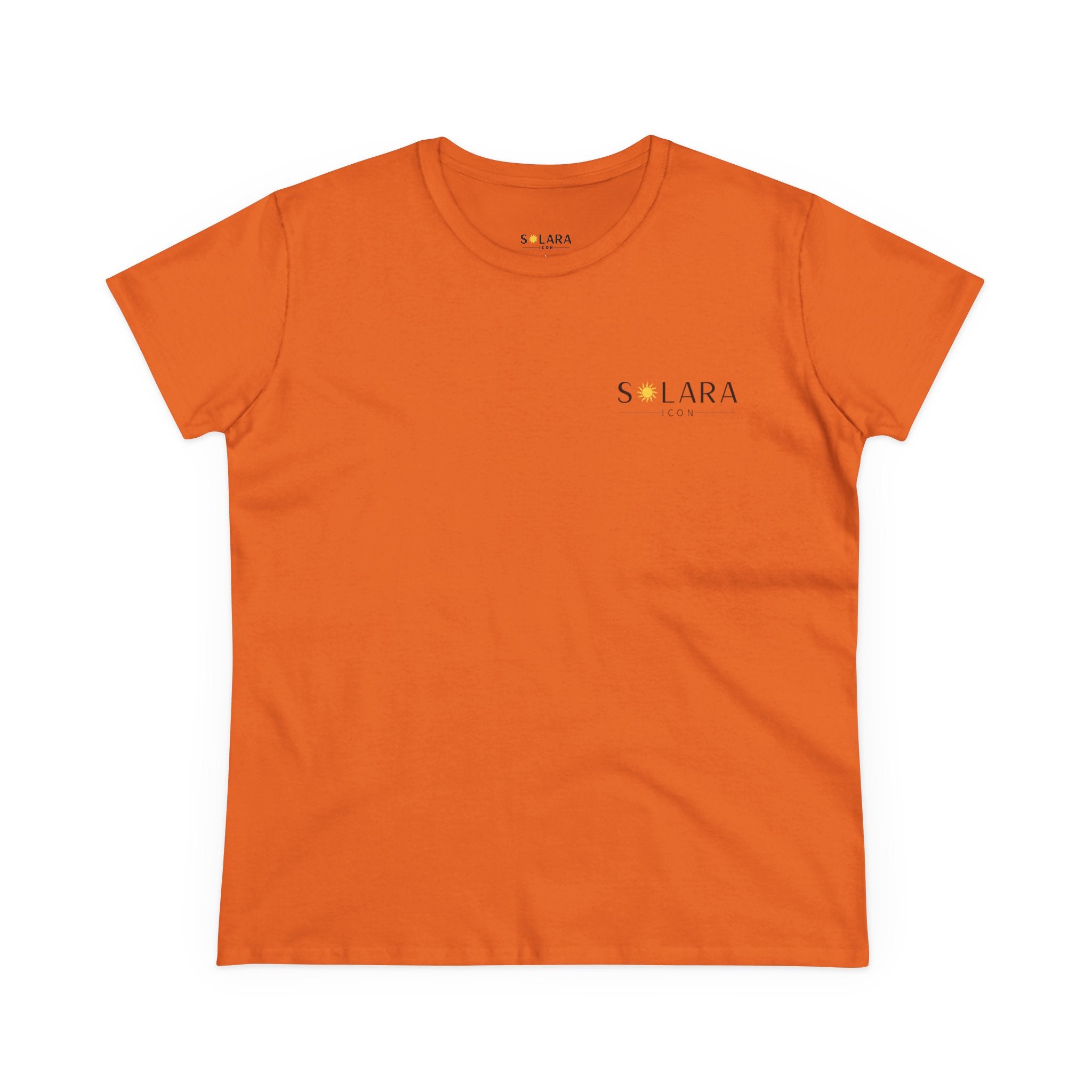 Solar Inspired Women's Midweight Cotton Tee, Casual Tee,Gift for Her, Everyday Wear,