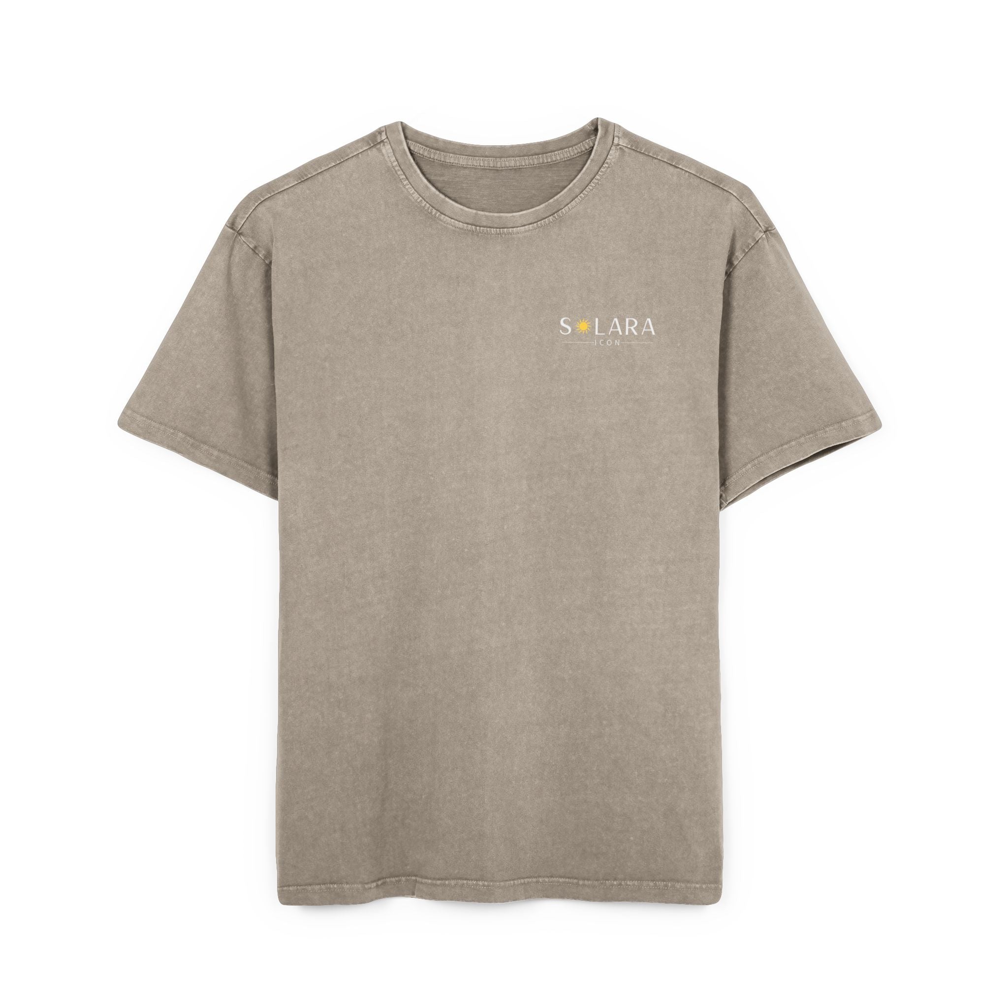 Solara Icon-Men's Acid Washed Heavy Oversize Tee