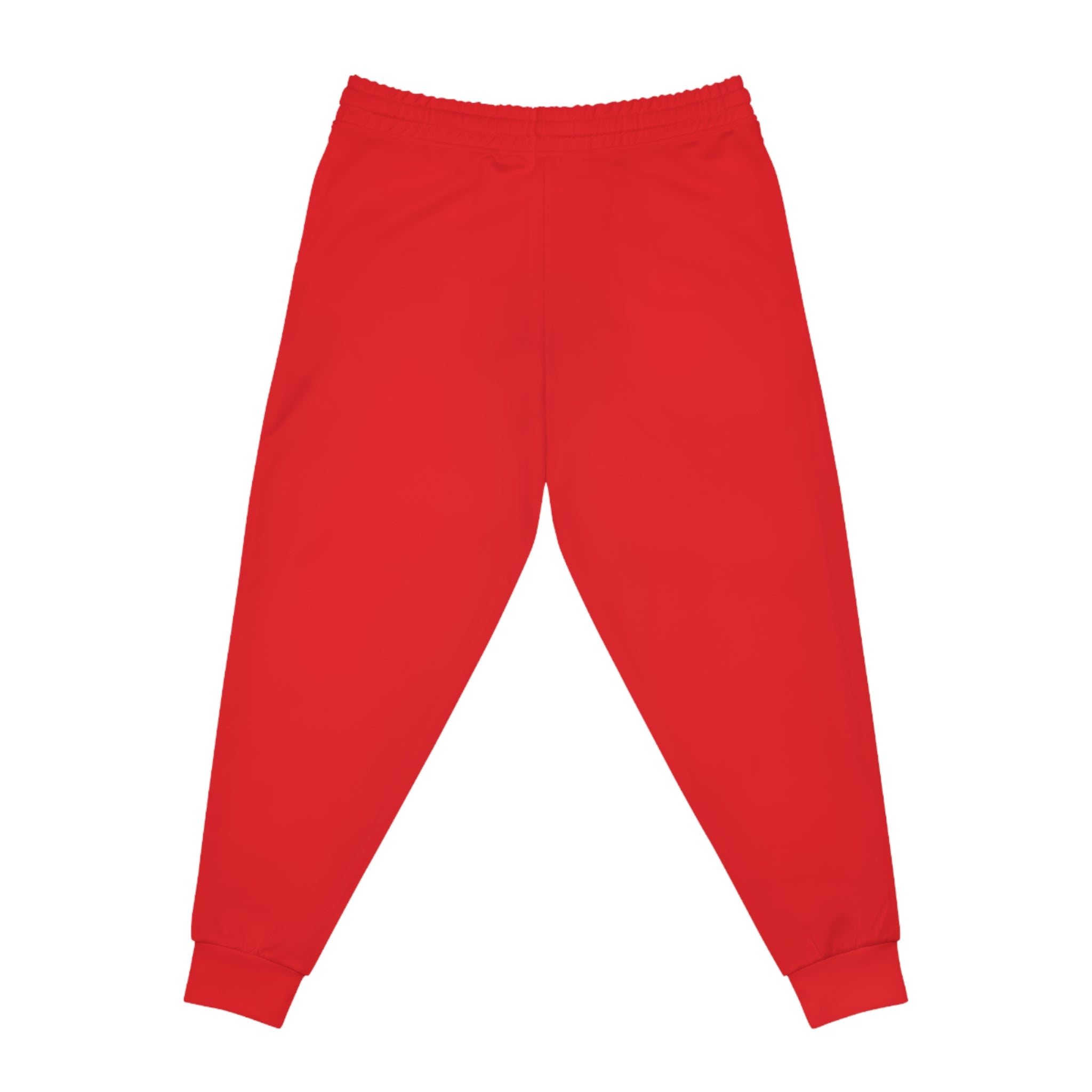 Solara Icon-Bold Red Athletic Joggers, Unisex Activewear, Fitness Apparel, Casual Lounge Pants,