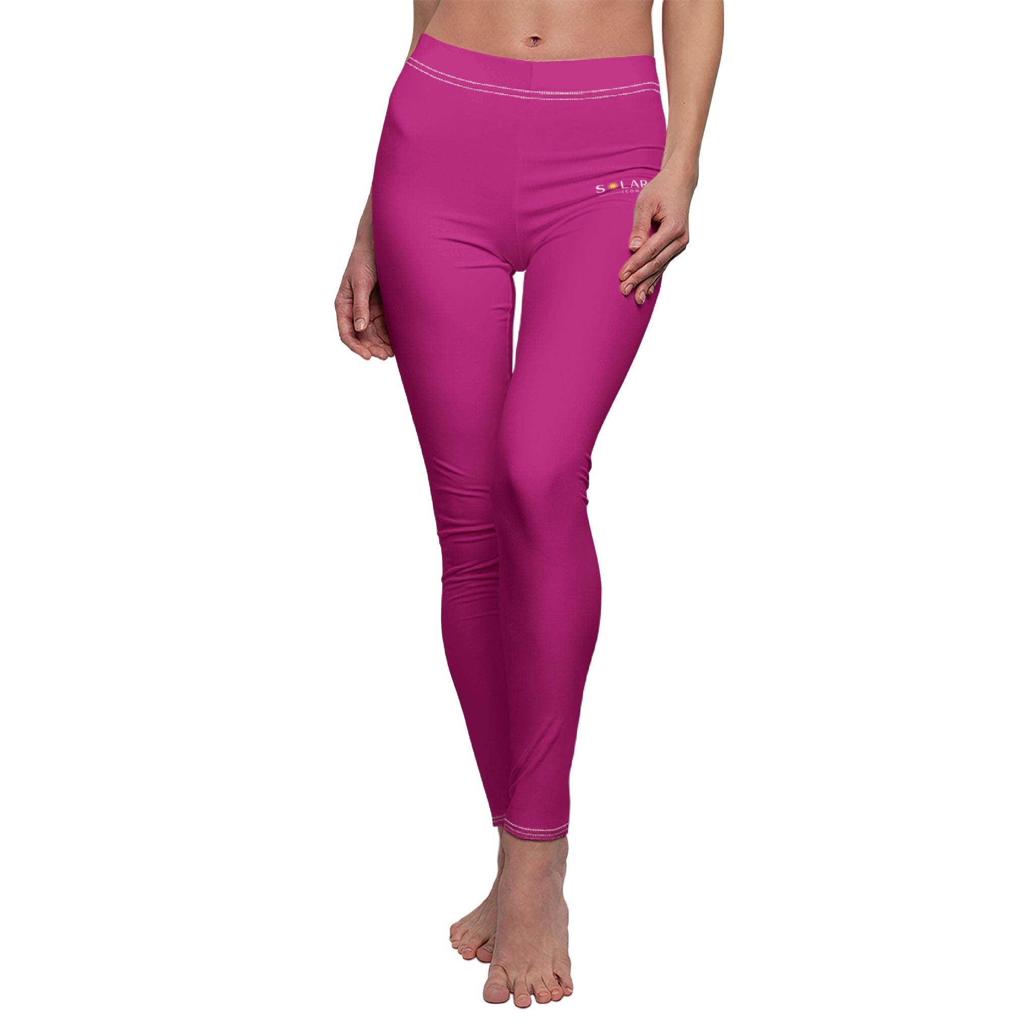 Solara Icon-Women's Mid-rise Casual Leggings (AOP)