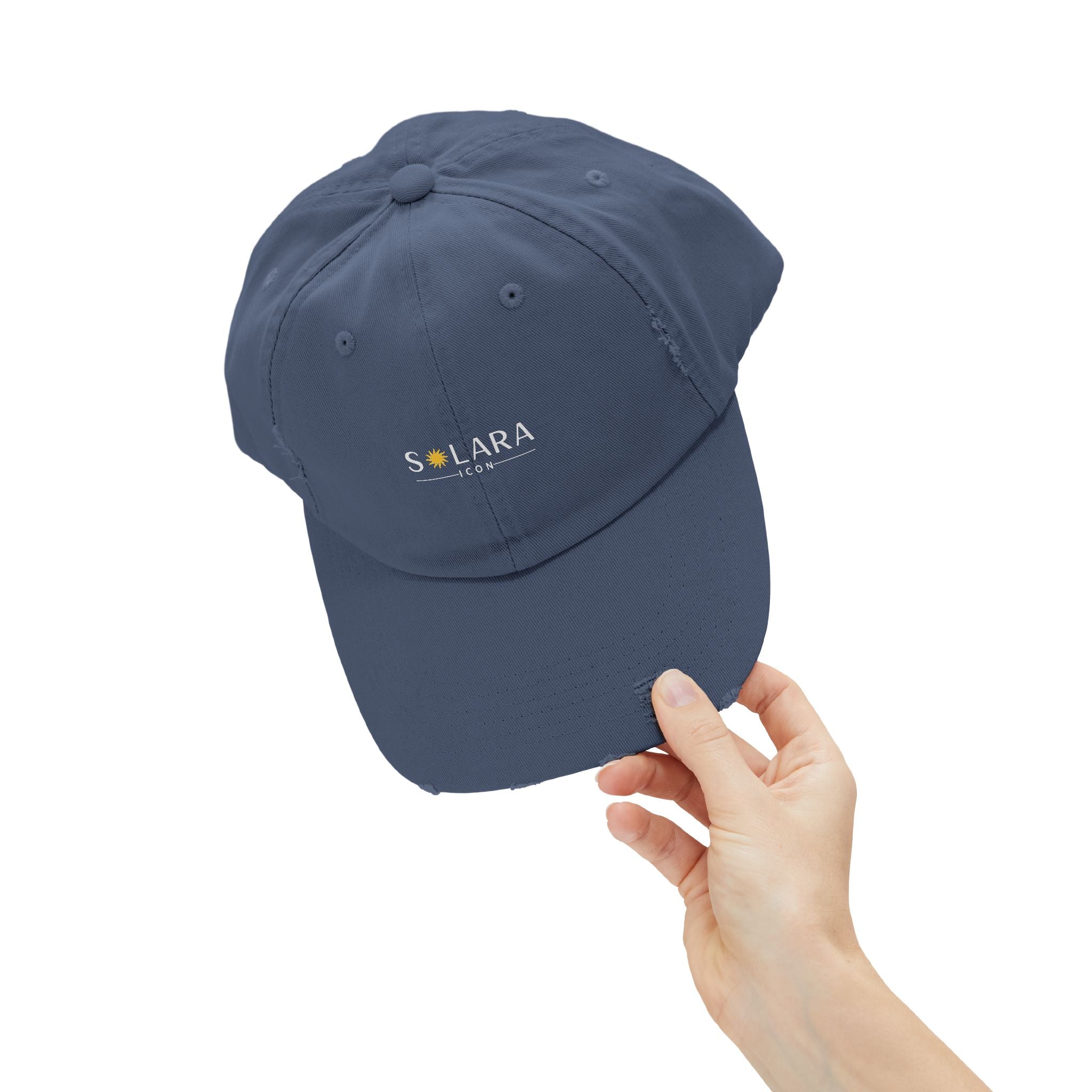 Solara Icon - Unisex Distressed Cap