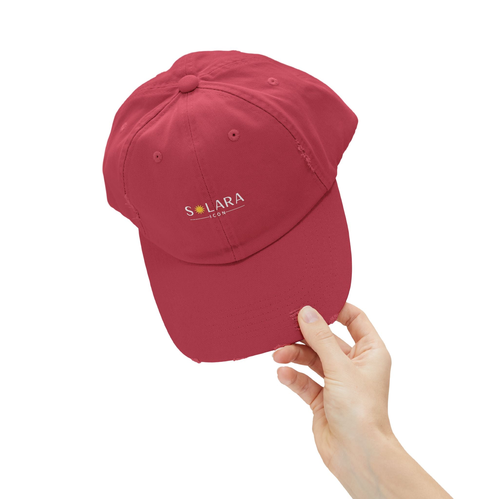 Solara Icon - Unisex Distressed Cap