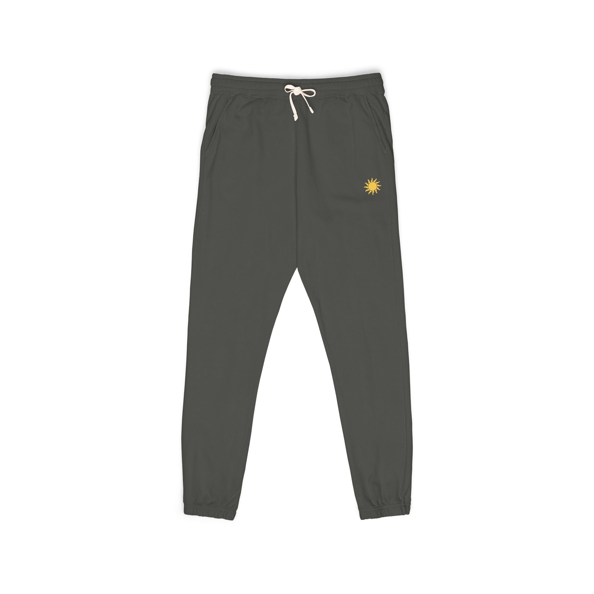 Sunshine Unisex Garment-Dyed Fleece Sweatpants | Cozy Loungewear, Comfy Pants, Casual Outfits, Gift for Her,