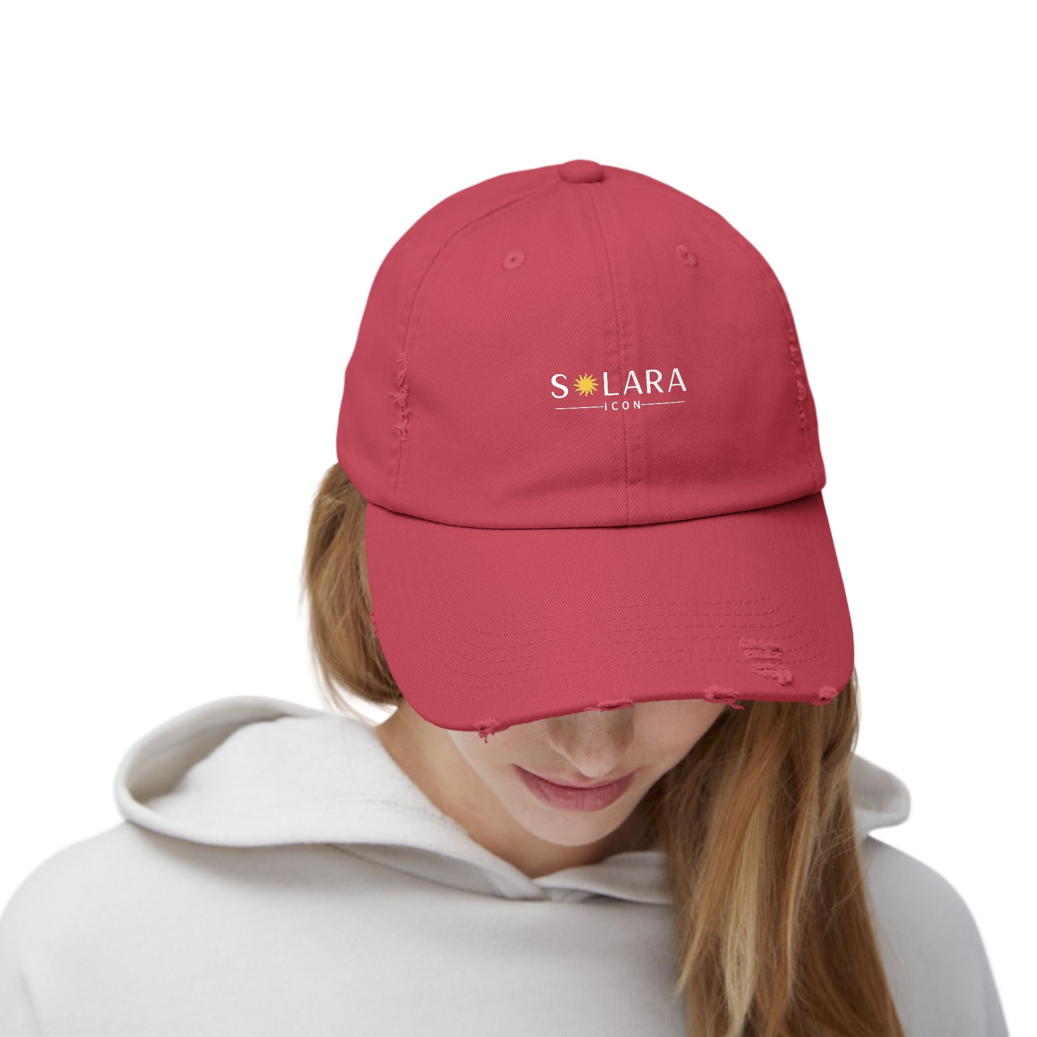 Solara Icon - Unisex Distressed Cap