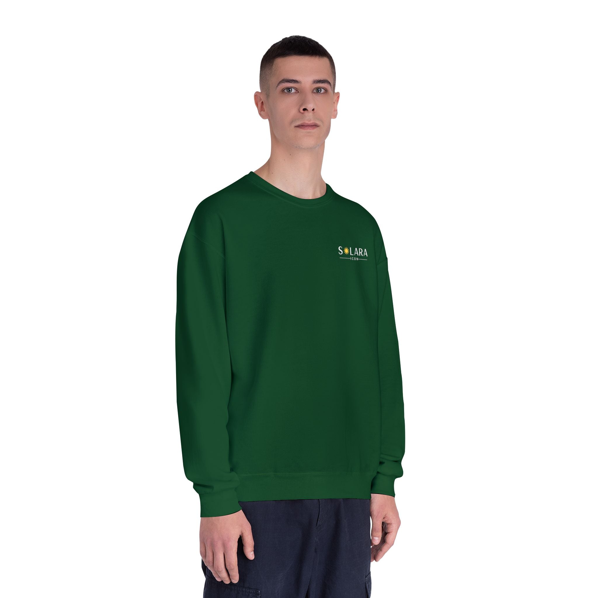 Solara Icon-Cozy Classic Crewneck Sweatshirt, Unisex Sweatshirt, Casual Pullover,  Cozy Gift