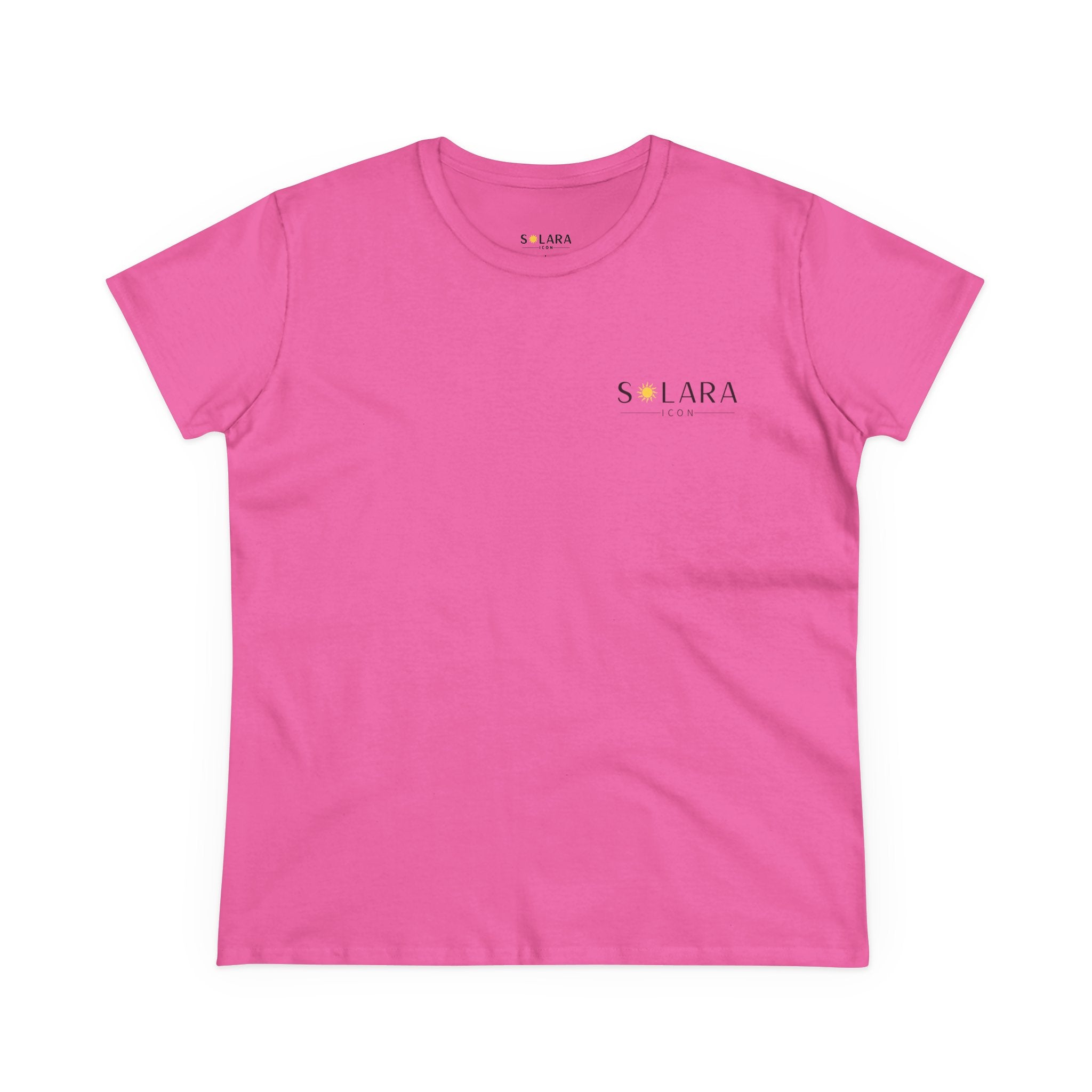 Solar Inspired Women's Midweight Cotton Tee, Casual Tee,Gift for Her, Everyday Wear,