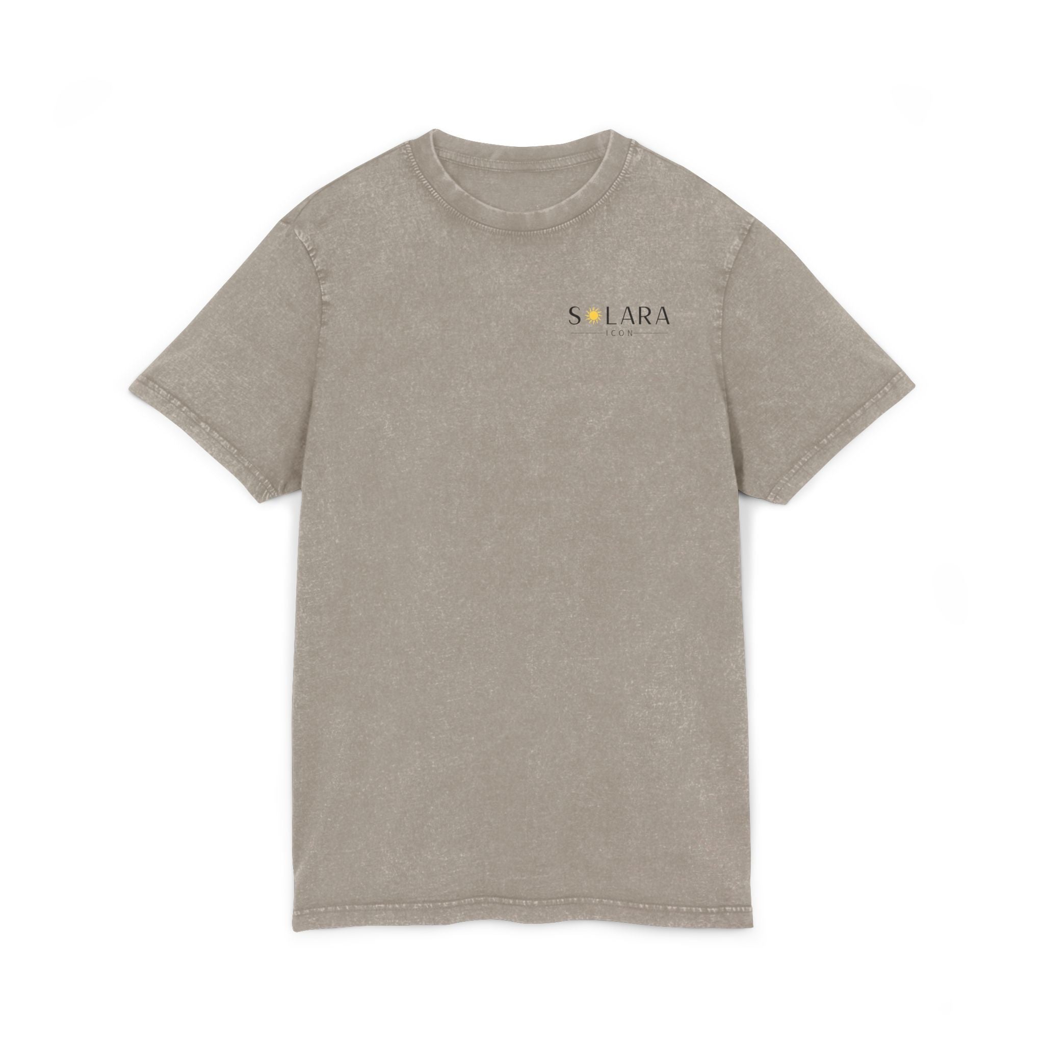 Solara Icon-Acid Washed Round Neck Tee