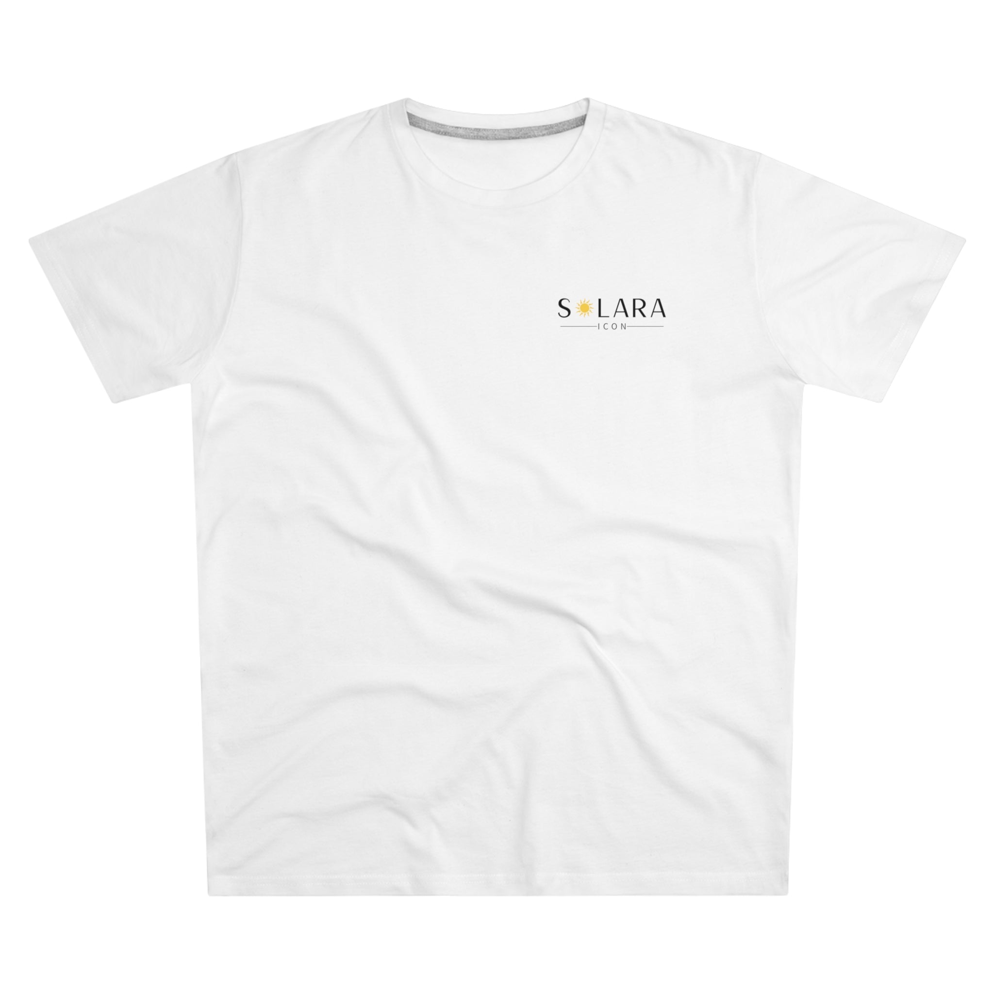 Solara Icon-Modern-Fit Graphic Tee for Men, Casual Wear, Trendy T-Shirt for Everyday Use, Gift for Him, Summer Fashion,