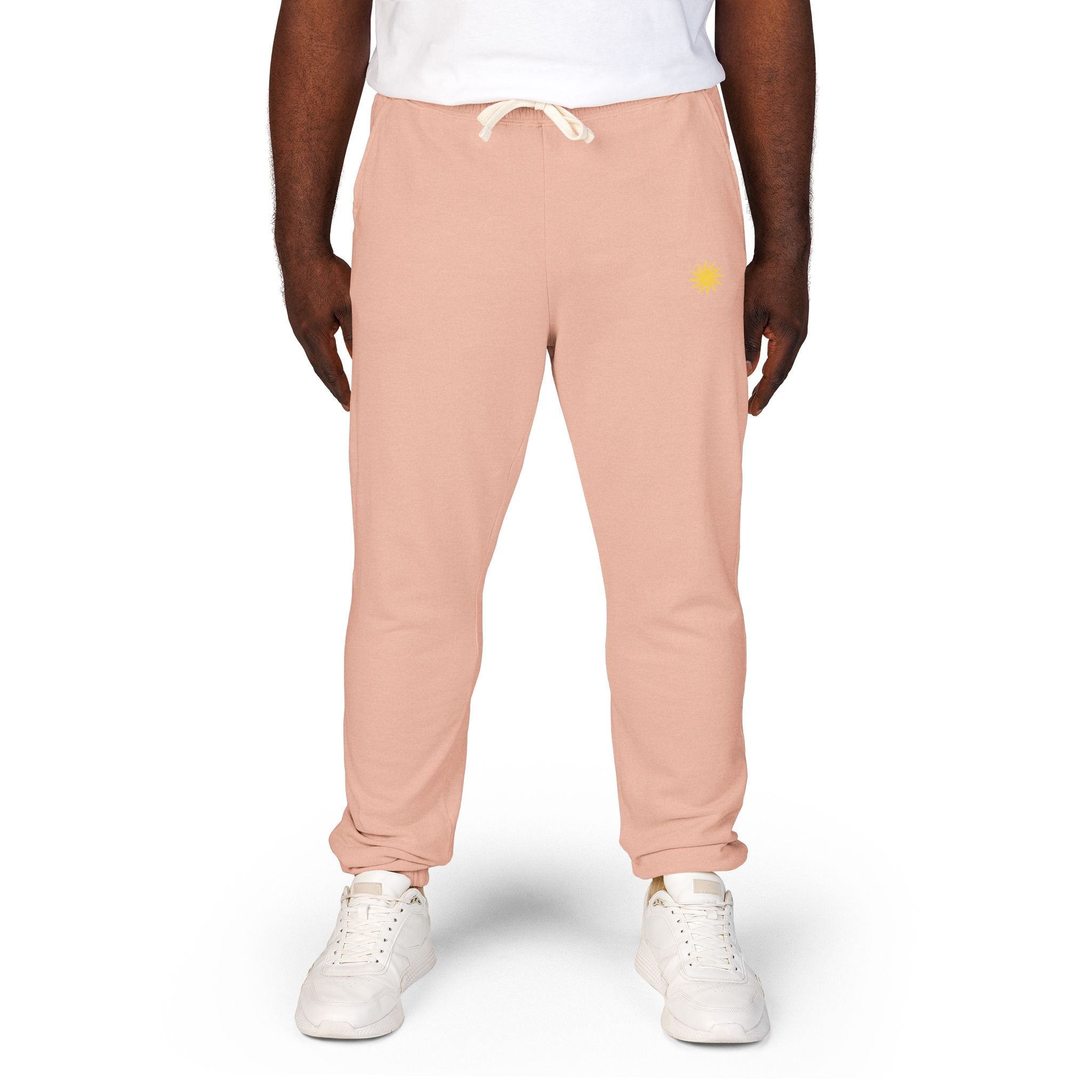 Sunshine Unisex Garment-Dyed Fleece Sweatpants | Cozy Loungewear, Comfy Pants, Casual Outfits, Gift for Her,