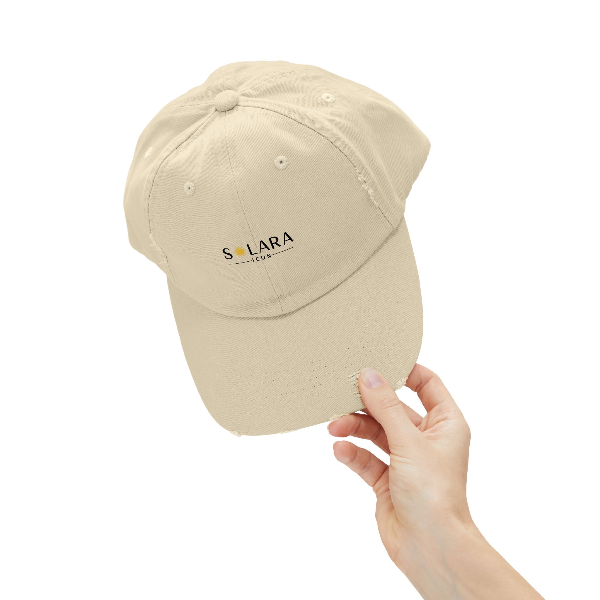 Solara Icon - Unisex Distressed Cap