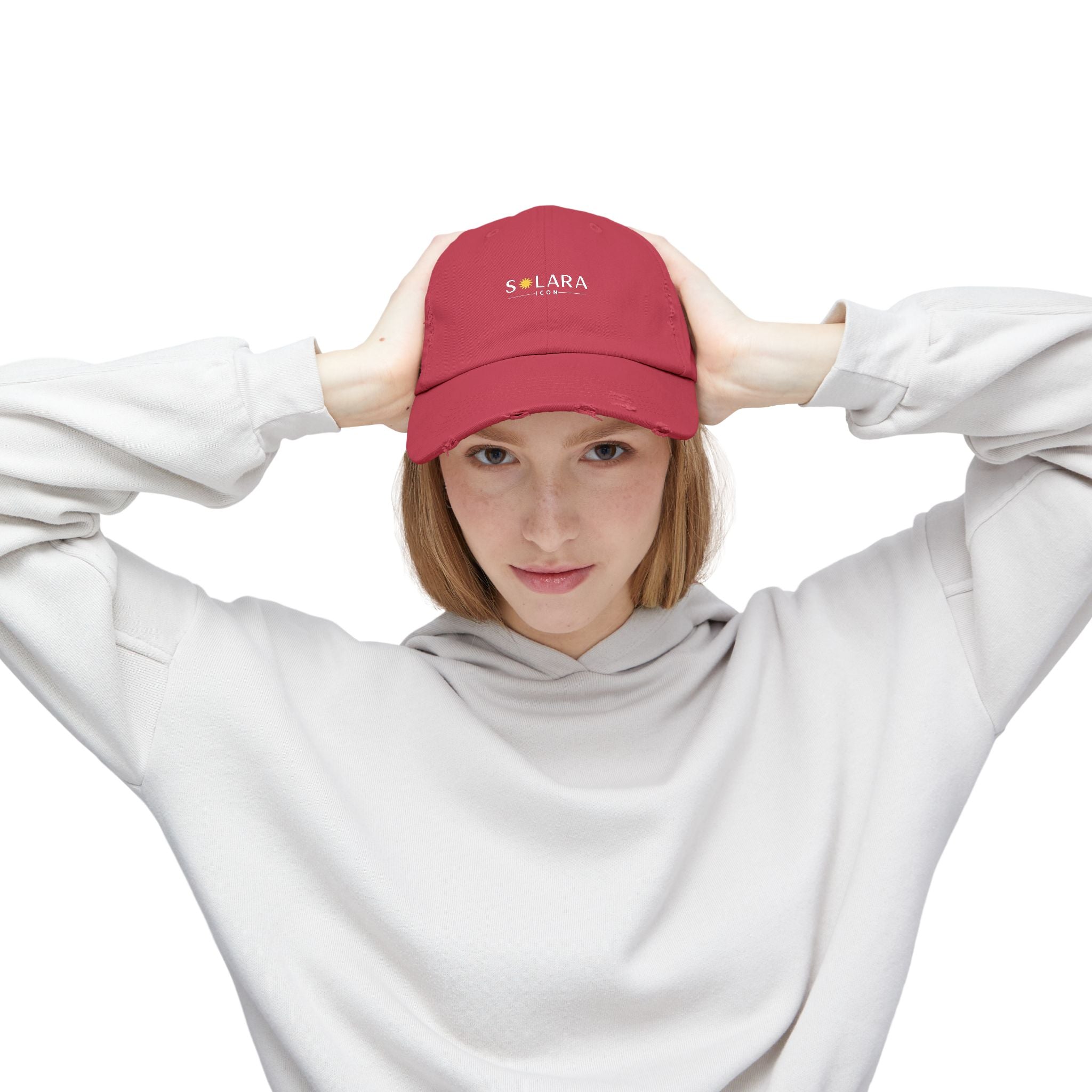 Solara Icon - Unisex Distressed Cap