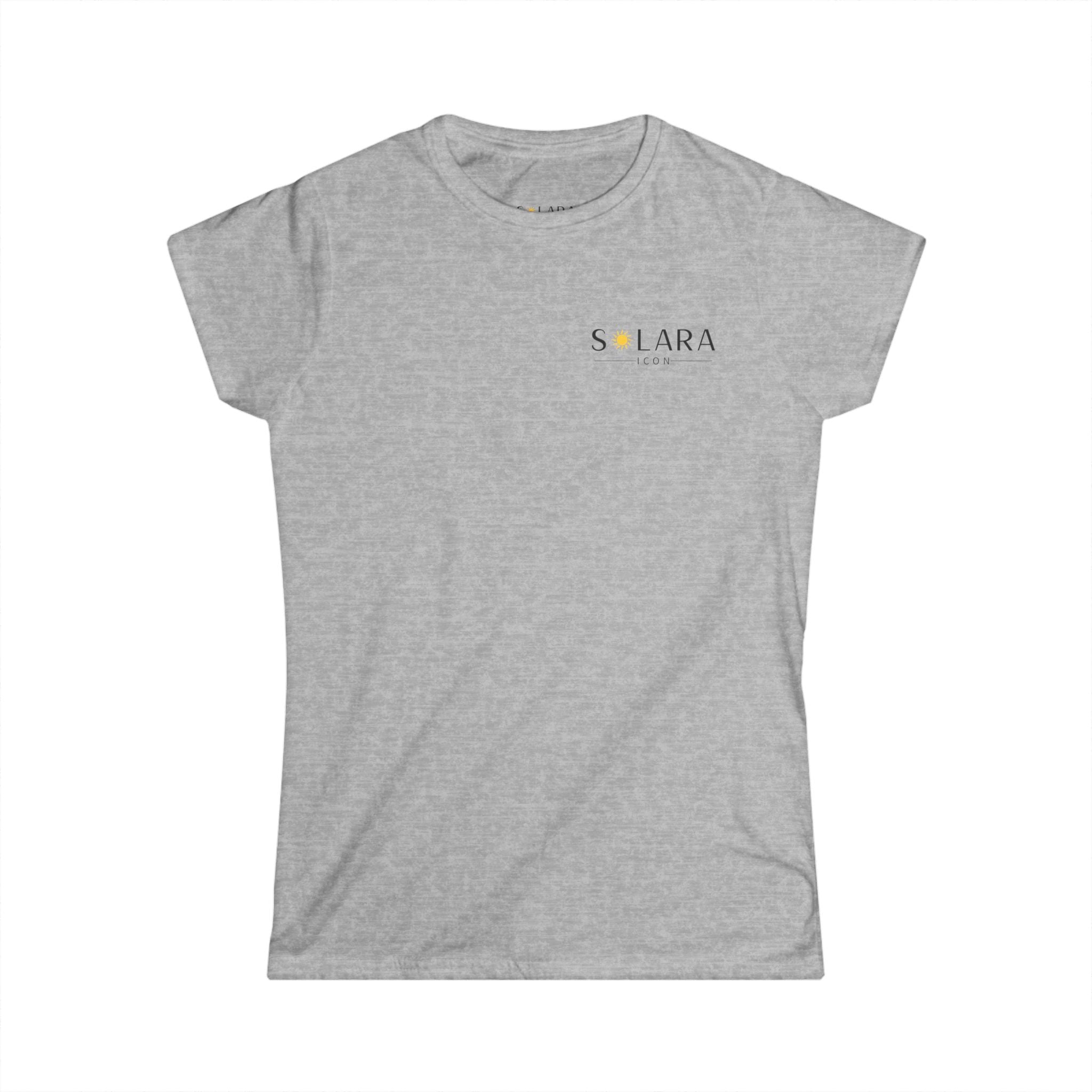 Solara Icon - Women's Softstyle Tee with Solar Design, Casual Wear