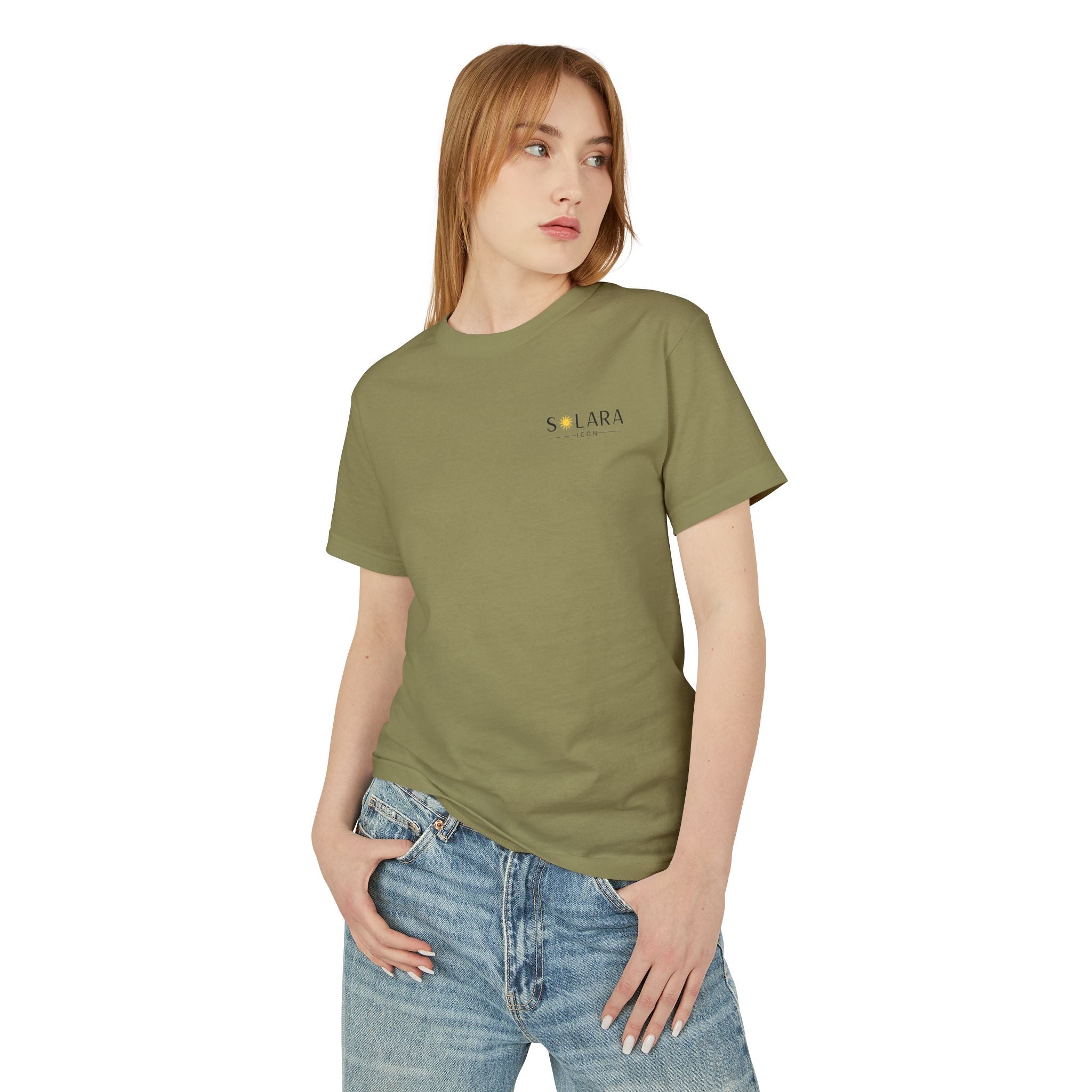 Solara Icon-Unisex Heavyweight Tee, Relaxed Cotton T-Shirt for Everyday Comfort, Gift for Her, Gift for Him,