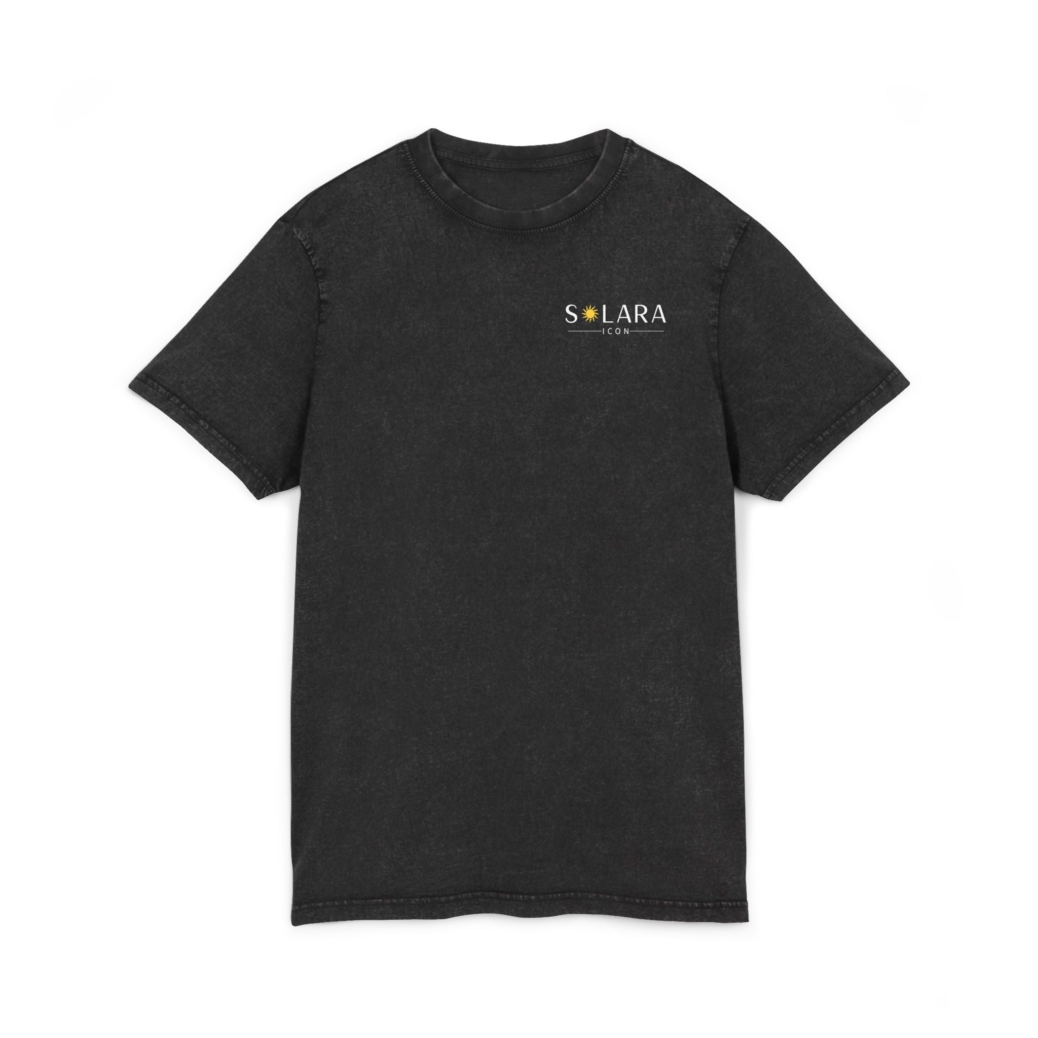 Solara Icon-Acid Washed Round Neck Tee