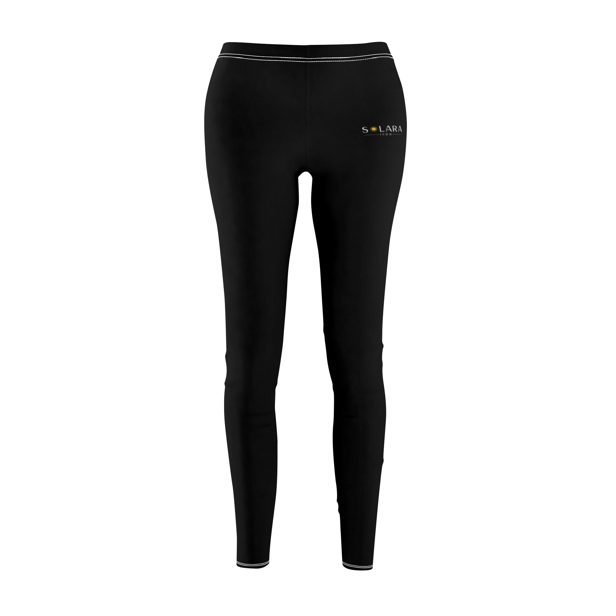 Solara Icon-Women's Mid-rise Casual Leggings (AOP)