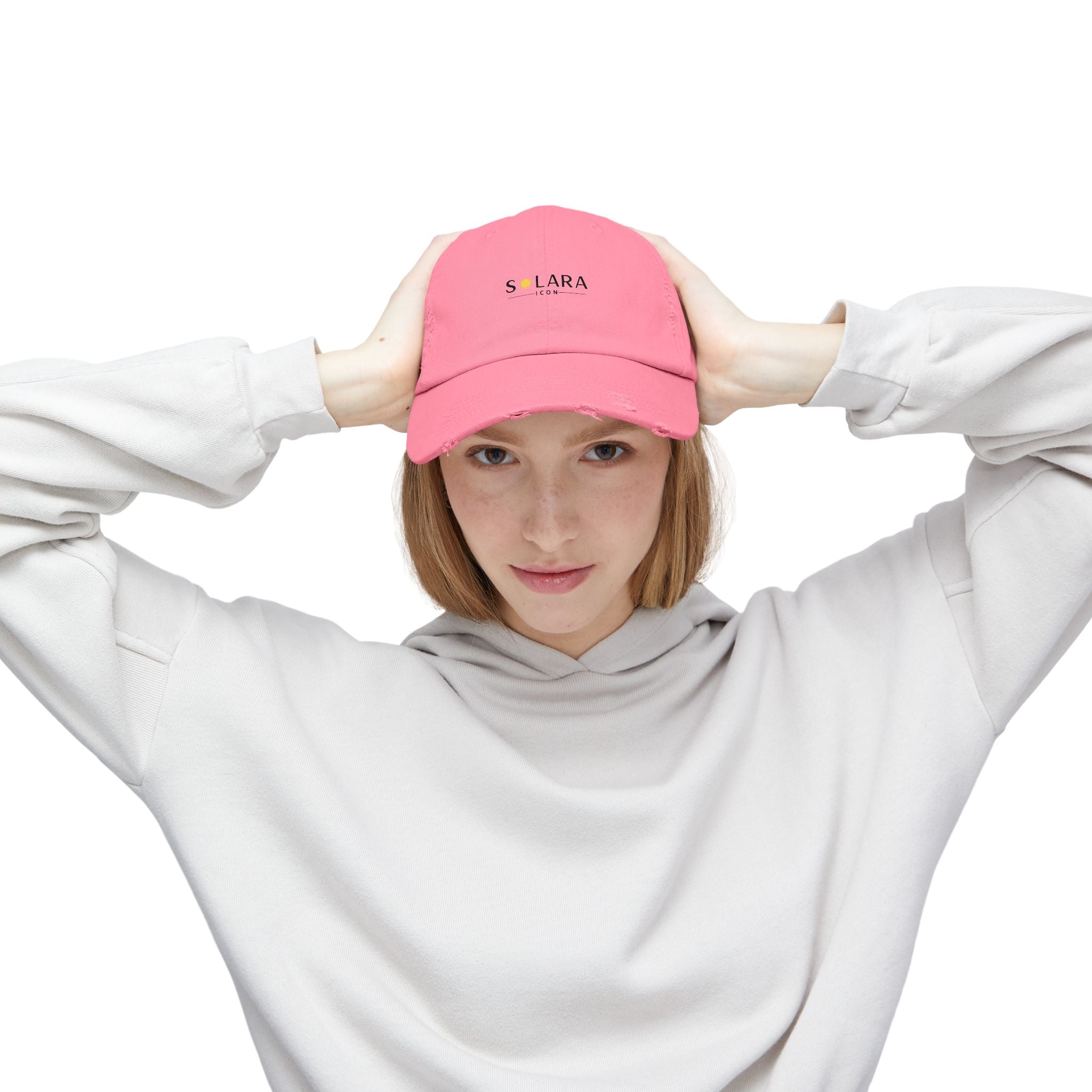 Solara Icon - Unisex Distressed Cap