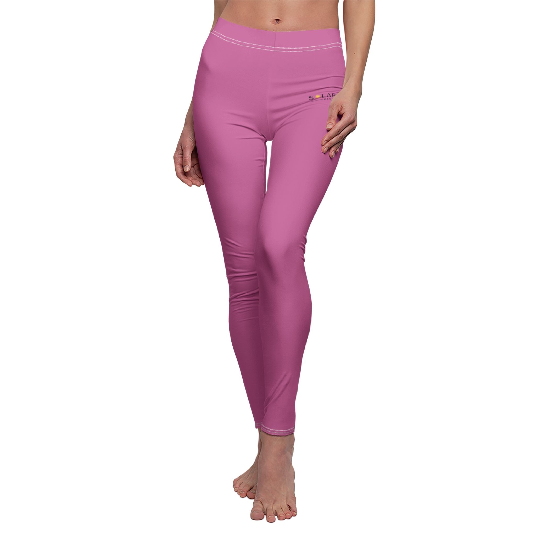 Solara Icon-Women's Mid-rise Casual Leggings (AOP)