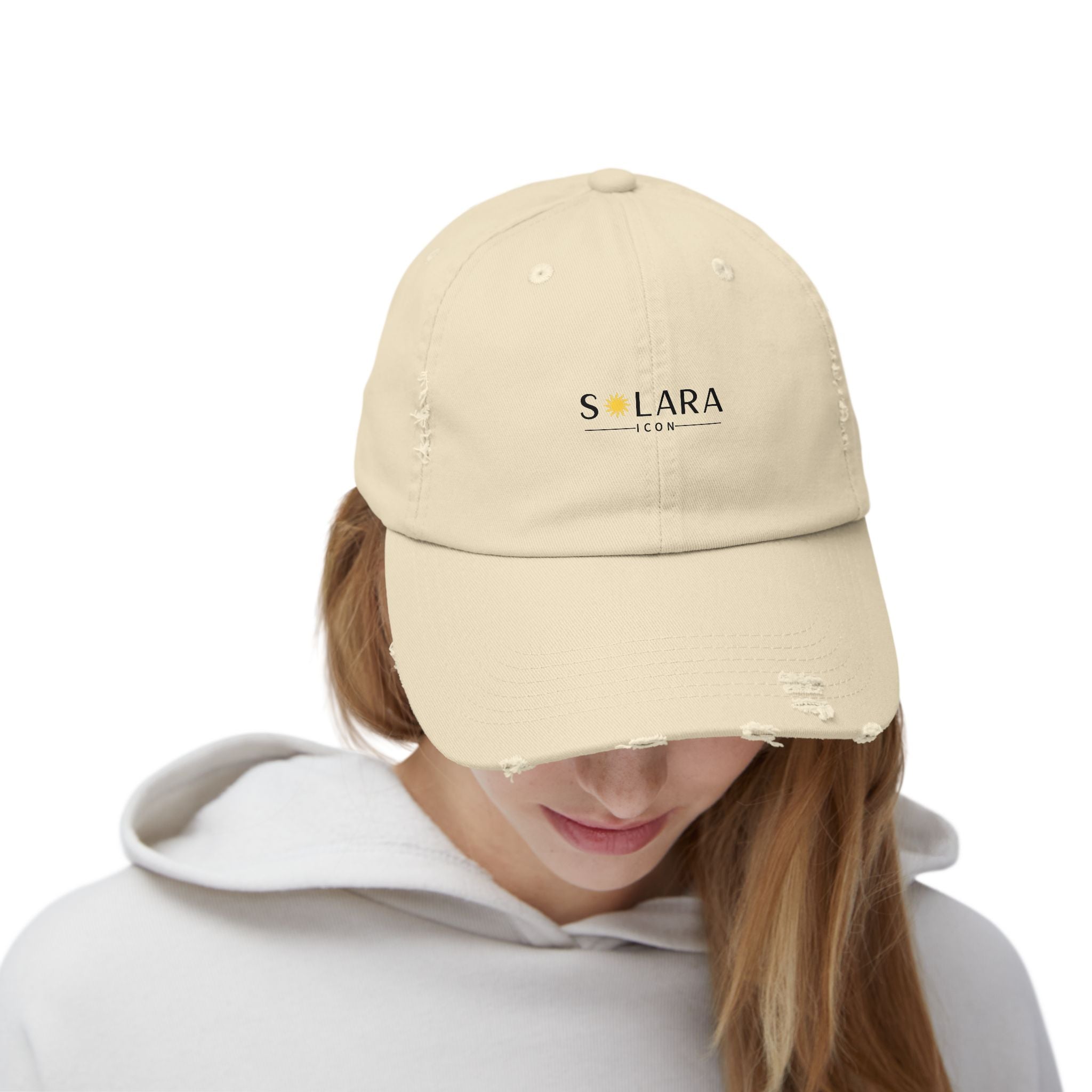 Solara Icon - Unisex Distressed Cap