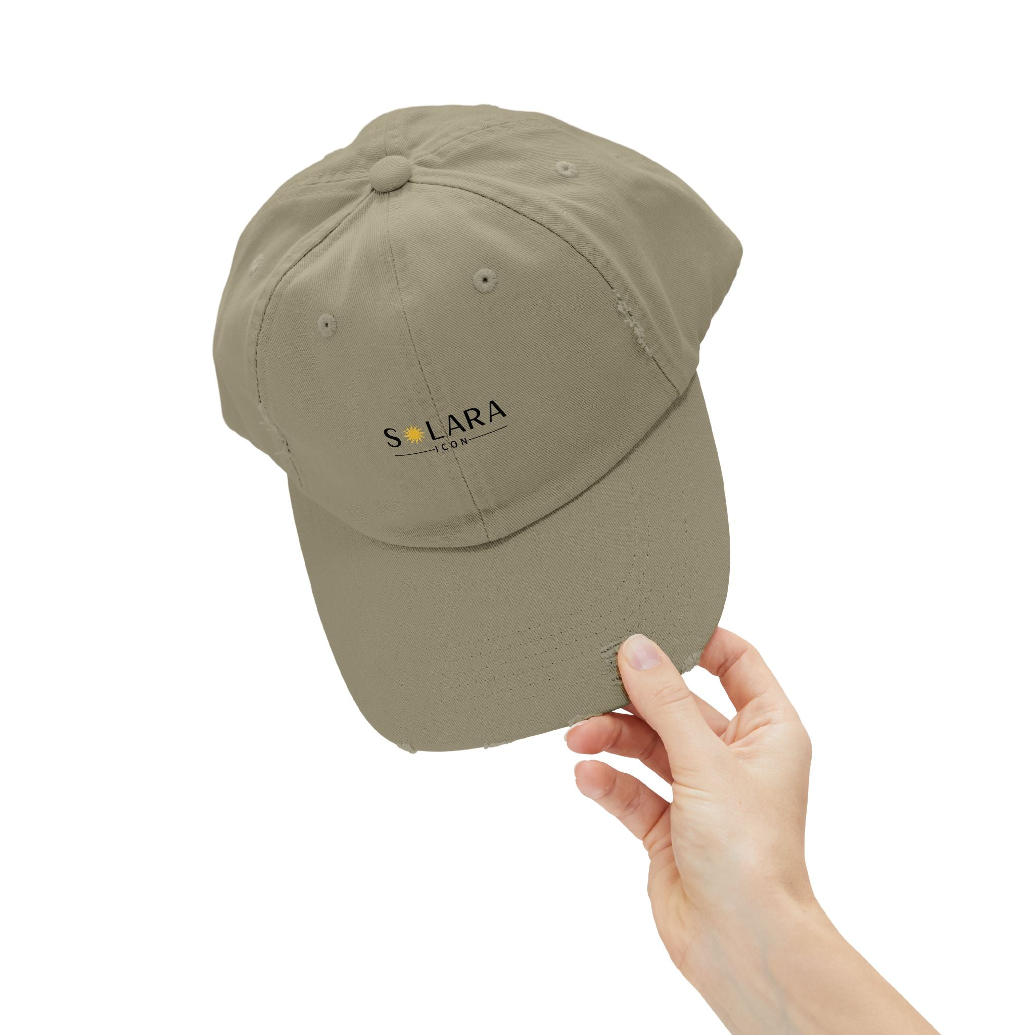 Solara Icon - Unisex Distressed Cap