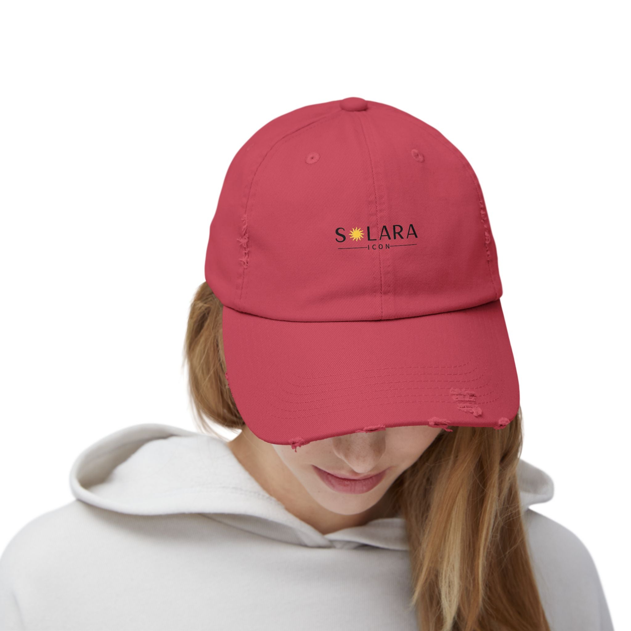 Solara Icon - Unisex Distressed Cap