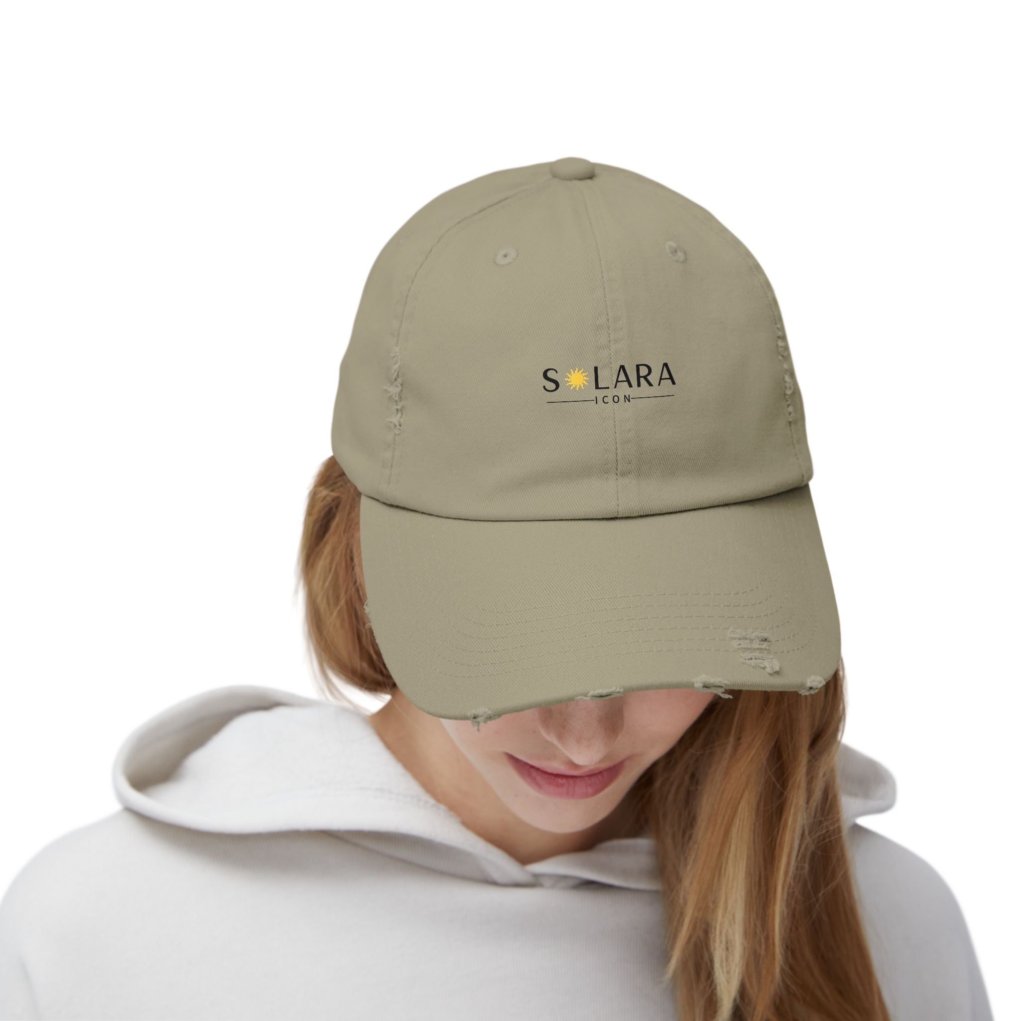 Solara Icon - Unisex Distressed Cap