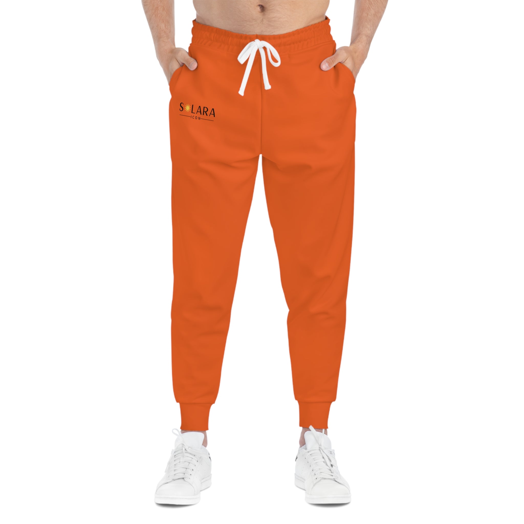 Solara Iocn-Bold Graphic Athletic Joggers for Active Lifestyles, Comfortable Sweatpants for Gym, Sportswear,