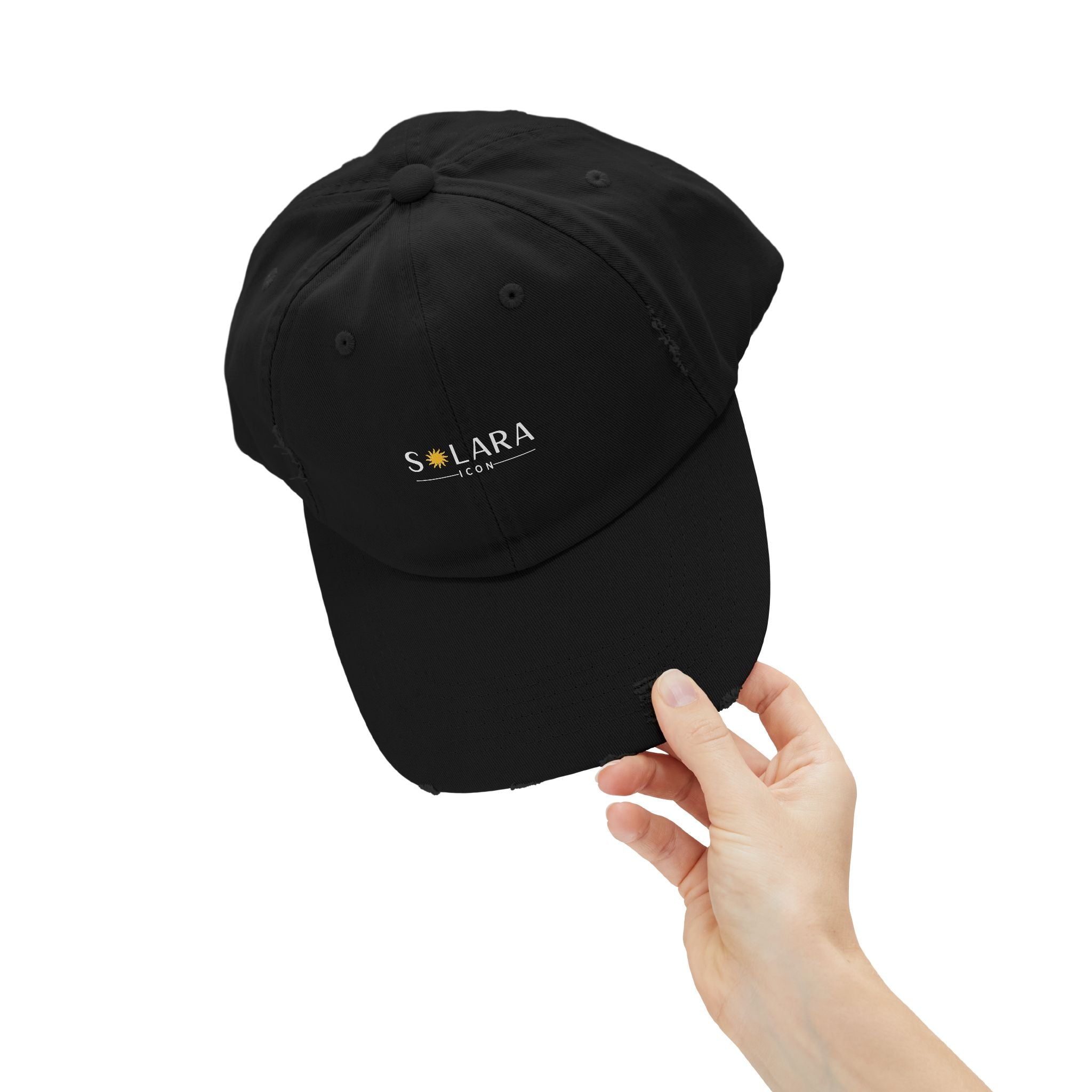 Solara Icon - Unisex Distressed Cap