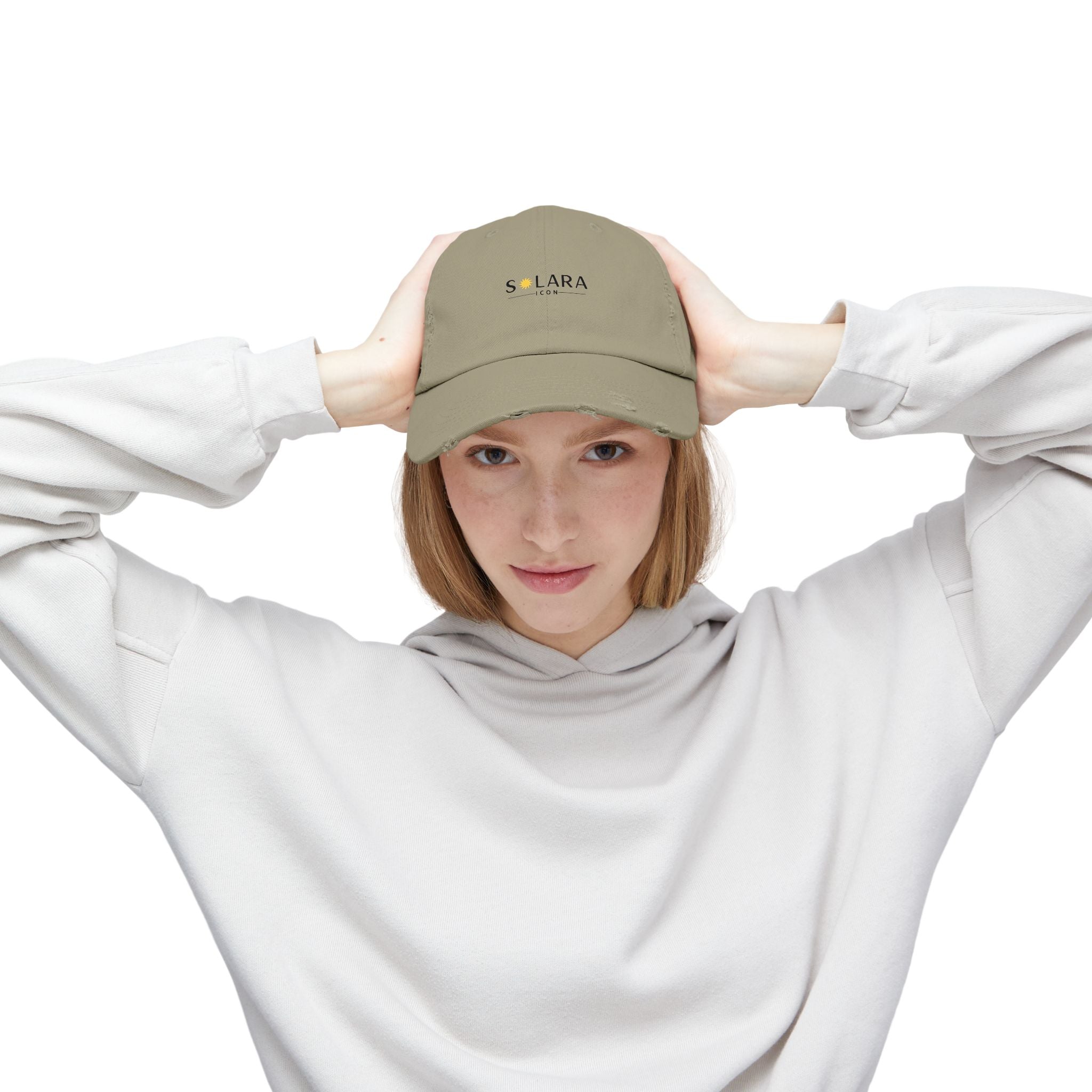 Solara Icon - Unisex Distressed Cap