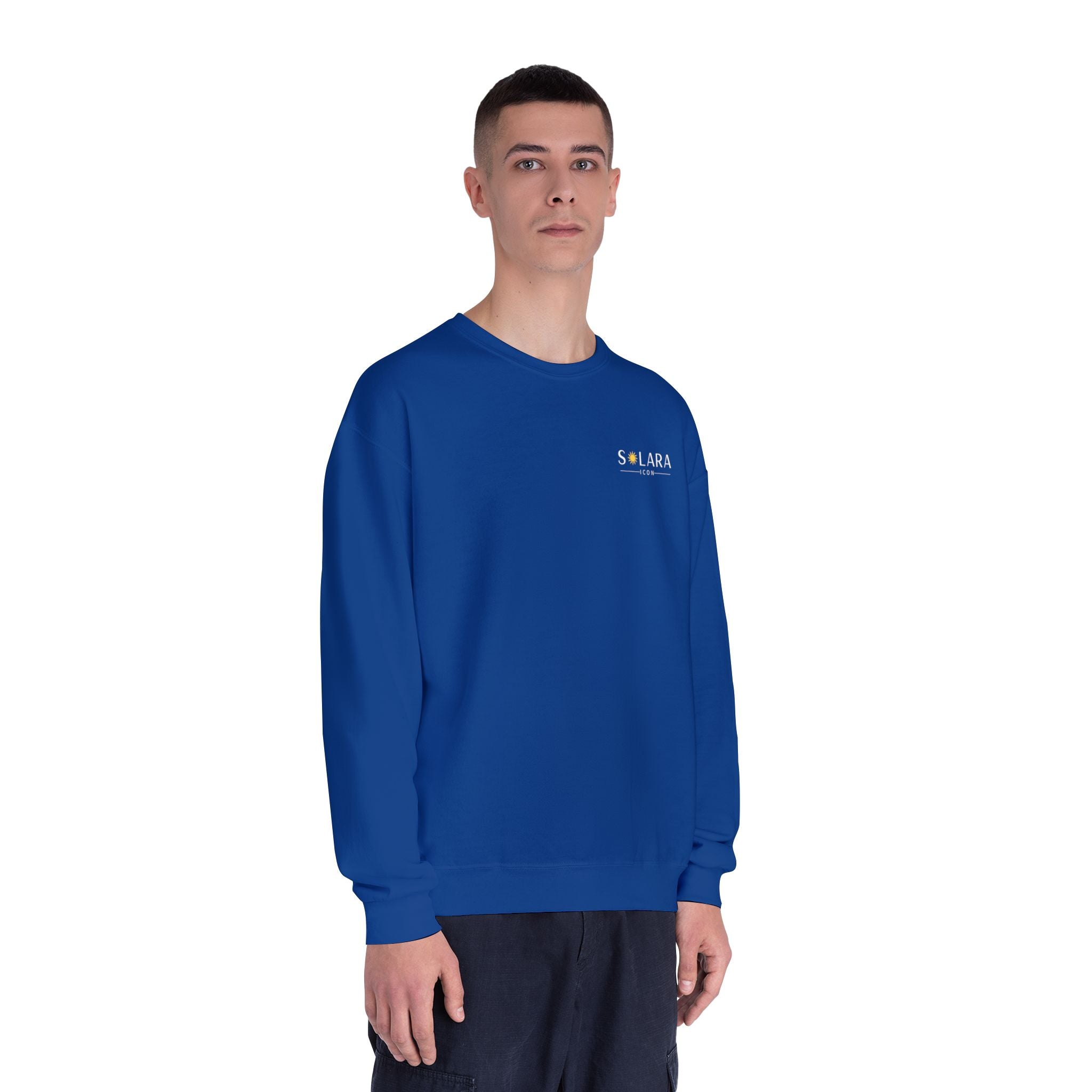 Solara Icon-Cozy Classic Crewneck Sweatshirt, Unisex Sweatshirt, Casual Pullover,  Cozy Gift