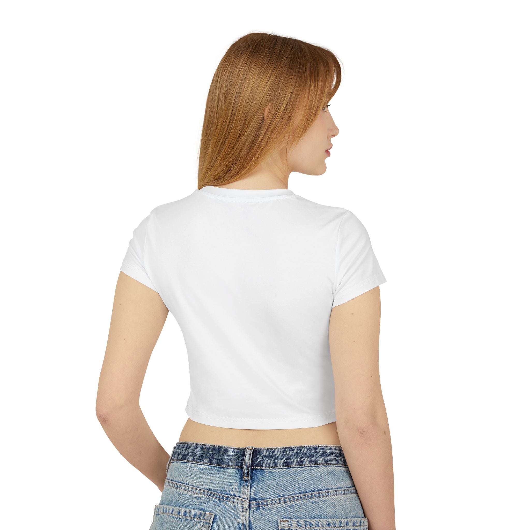 Solar Graphic Women's Baby Tee, Cute Crop Top for Summer, Casual Outfit, Gift for Her, Comfortable Everyday Wear