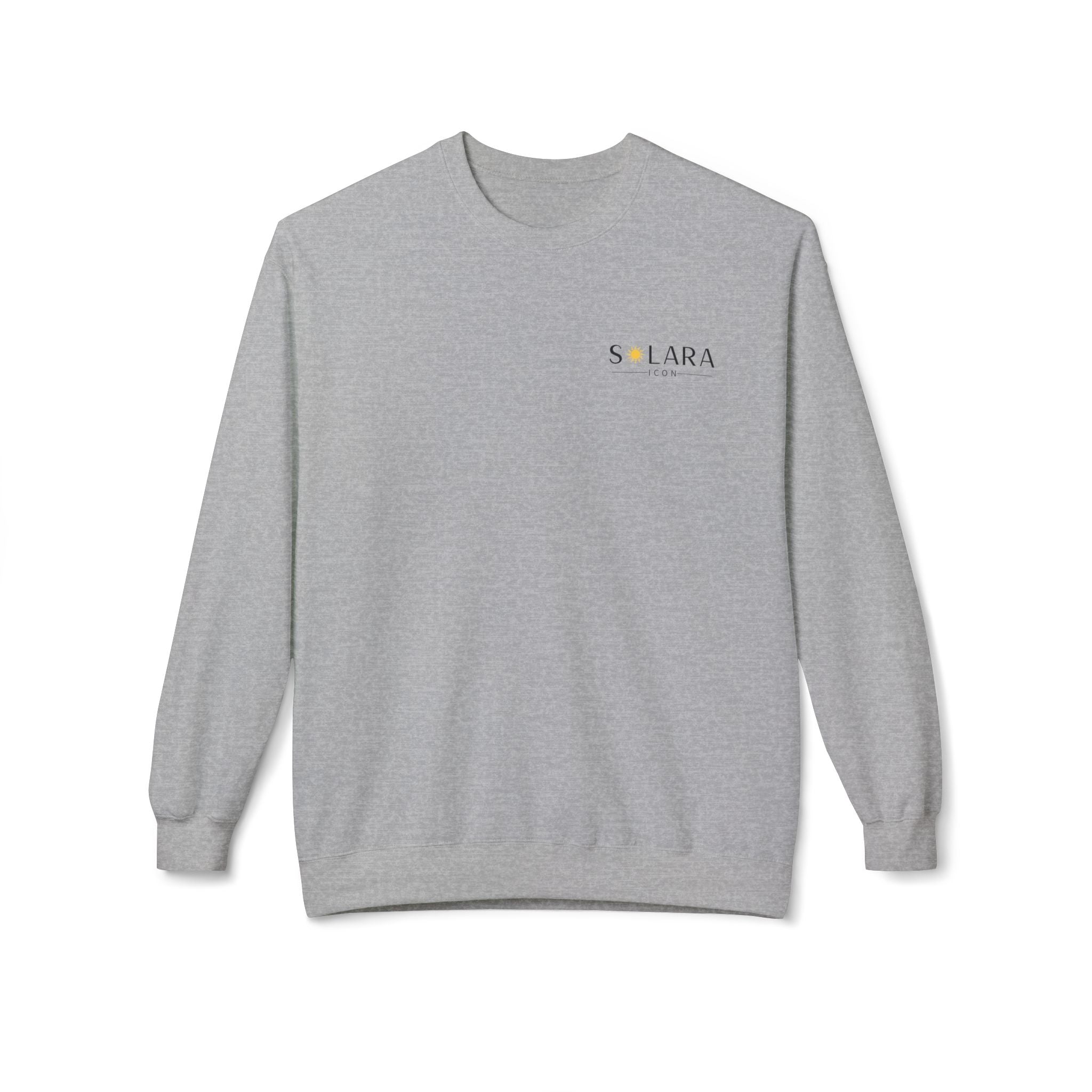 Solara Icon-Unisex Midweight Softstyle Fleece Crewneck Sweatshirt