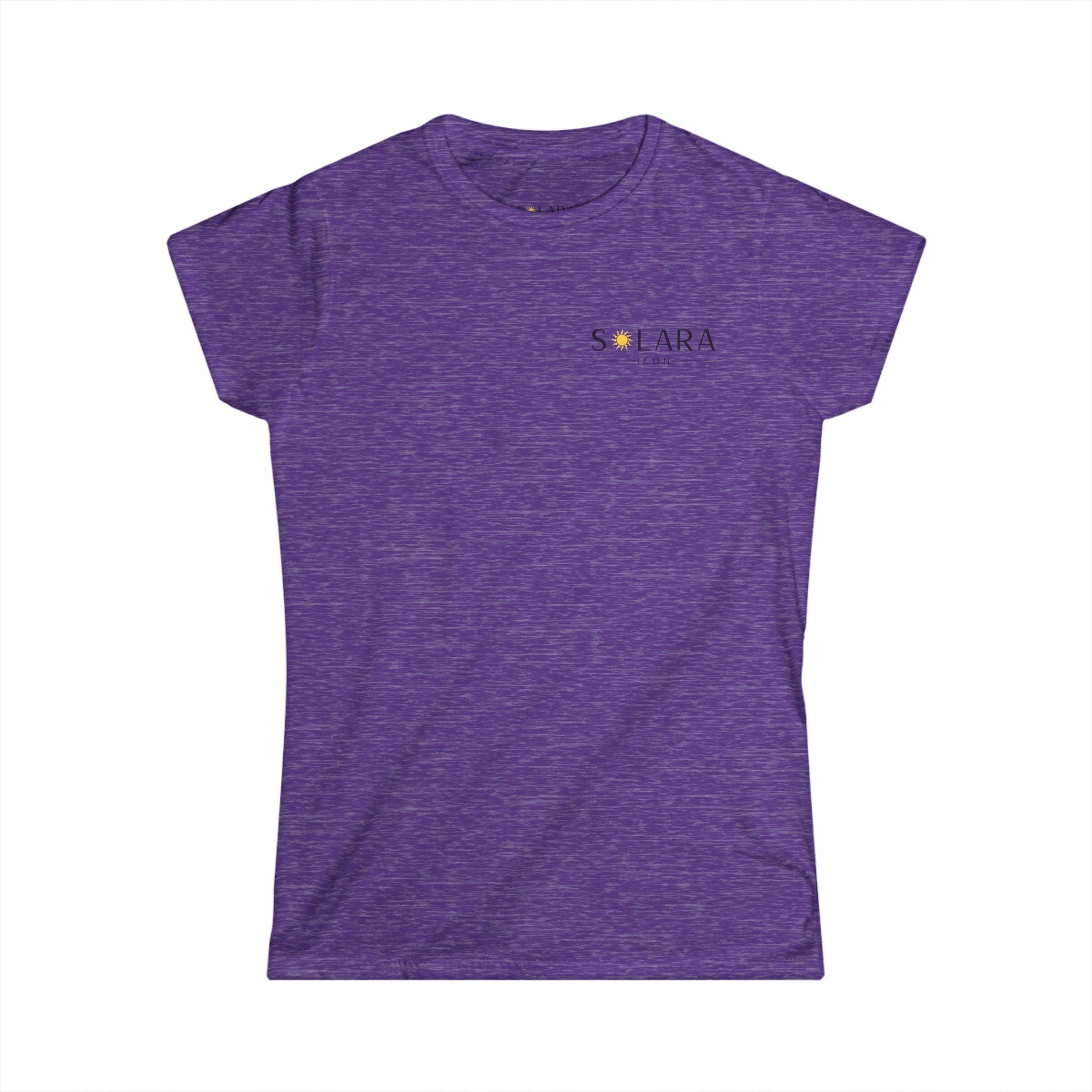 Solara Icon - Women's Softstyle Tee with Solar Design, Casual Wear
