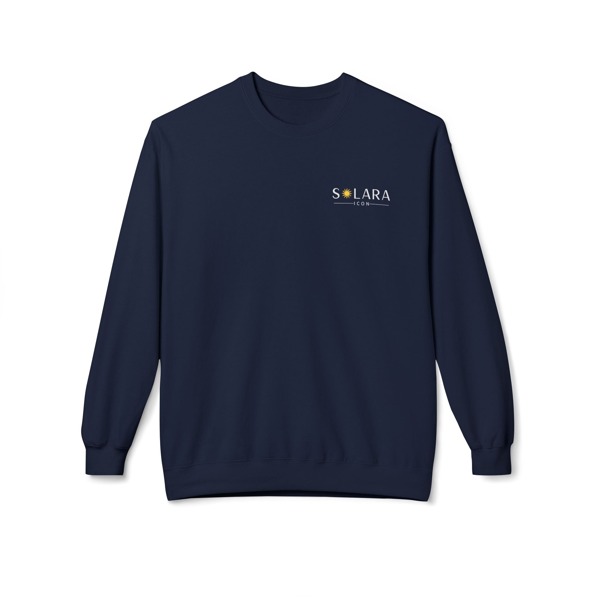 Solara Icon-Cozy Unisex Fleece Sweatshirt | Perfect for Casual Days, Gifts for Friends, to Wear on Holidays,