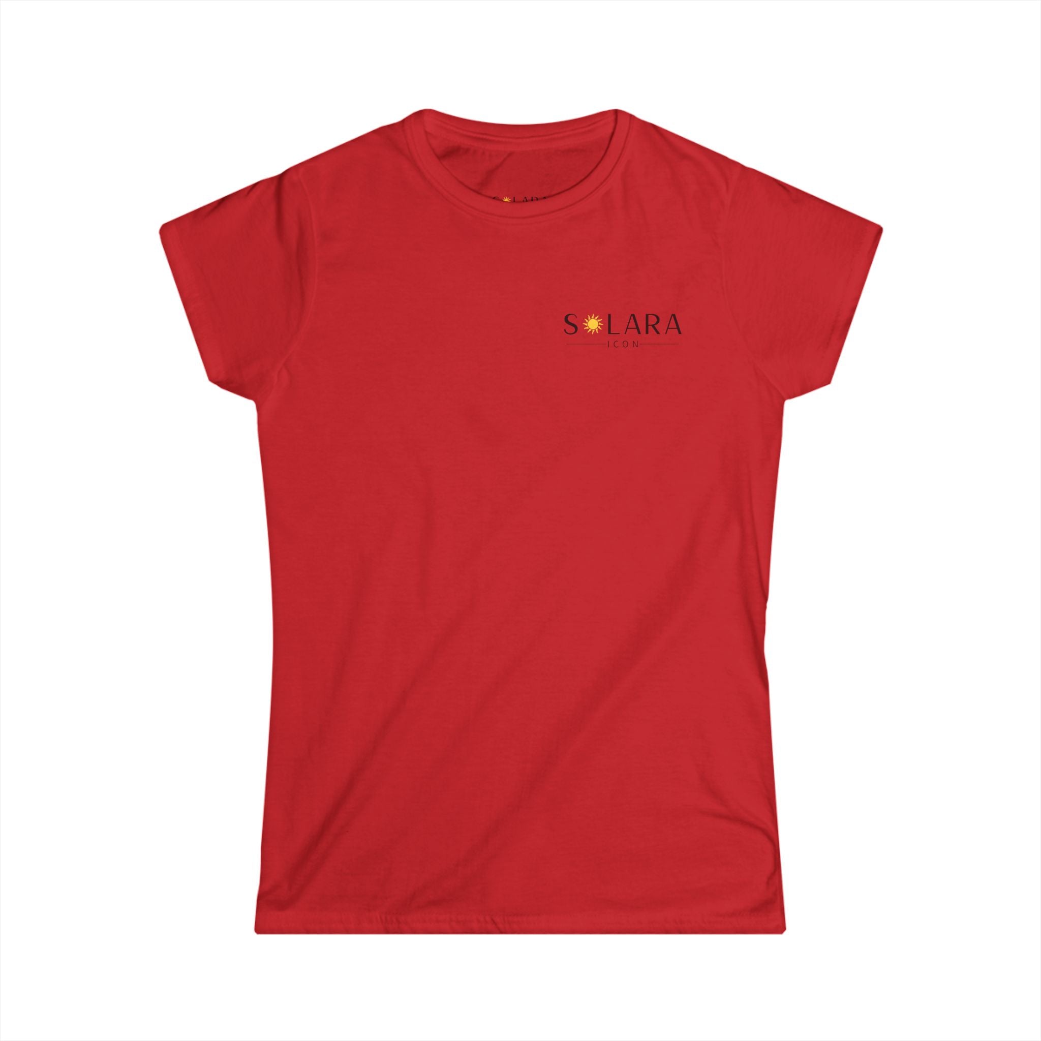Solara Icon - Women's Softstyle Tee with Solar Design, Casual Wear
