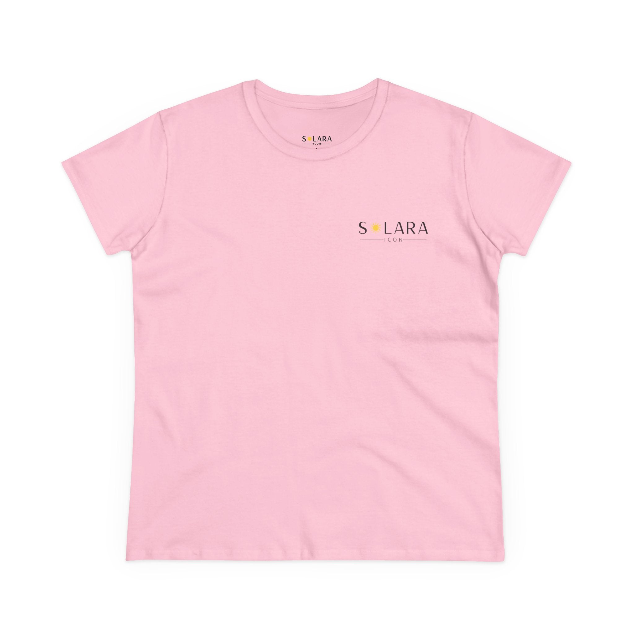 Solar Inspired Women's Midweight Cotton Tee, Casual Tee,Gift for Her, Everyday Wear,