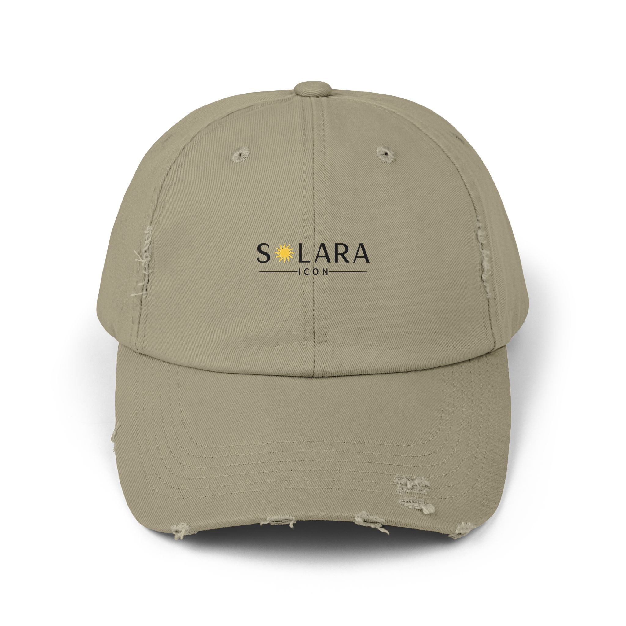Solara Icon - Unisex Distressed Cap