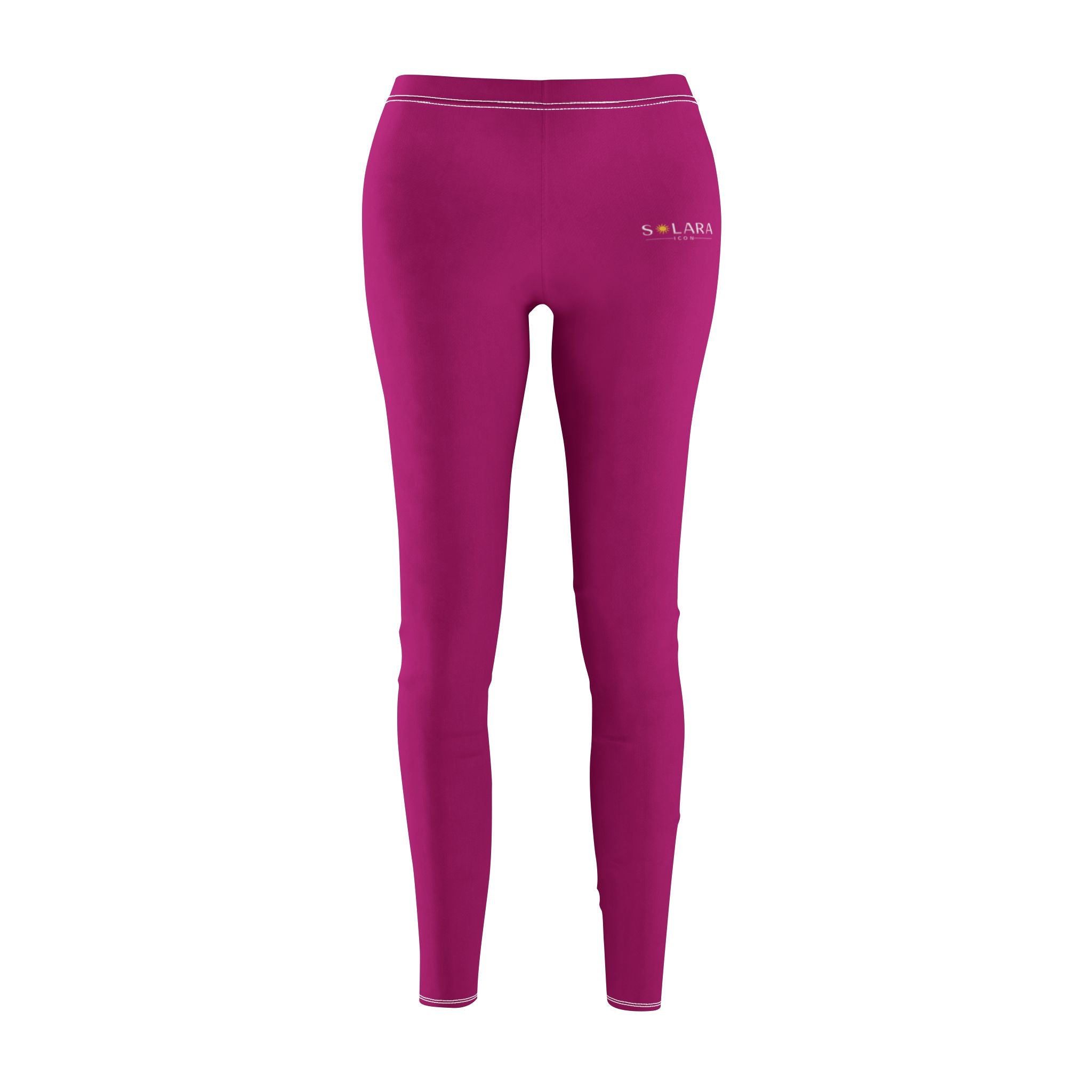 Solara Icon-Women's Mid-rise Casual Leggings (AOP)