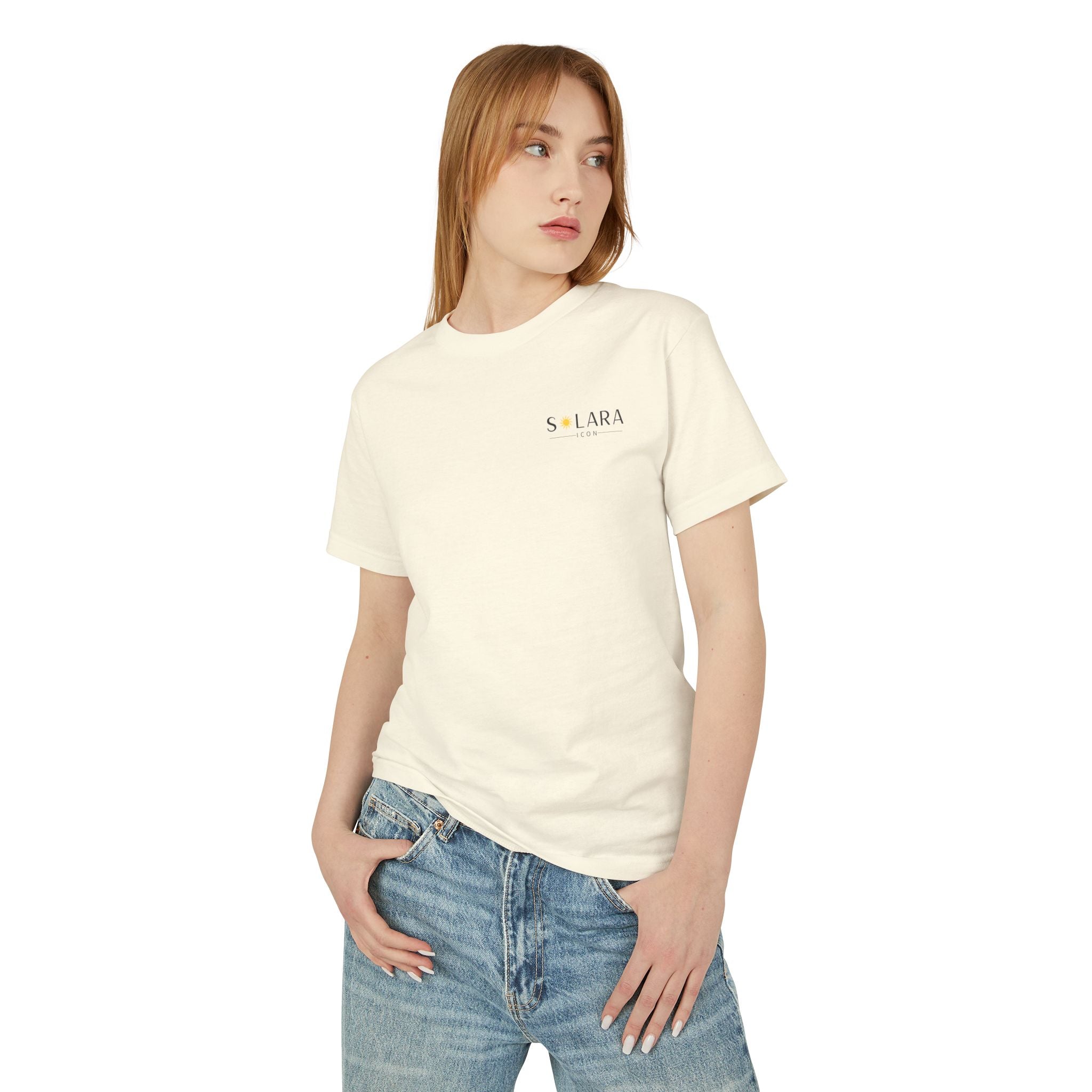 Solara Icon-Unisex Heavyweight Tee, Relaxed Cotton T-Shirt for Everyday Comfort, Gift for Her, Gift for Him,