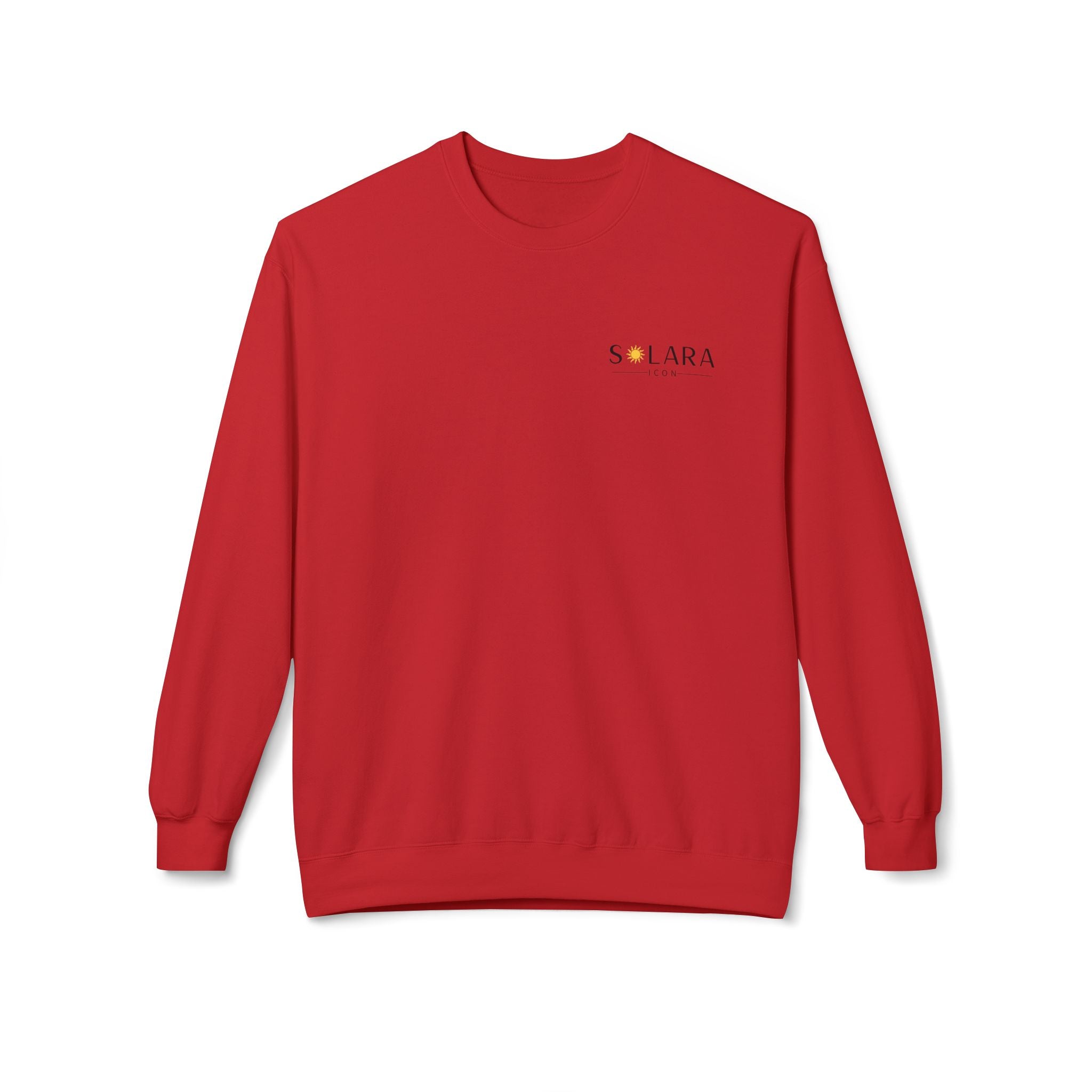 Solara Icon-Unisex Midweight Softstyle Fleece Crewneck Sweatshirt