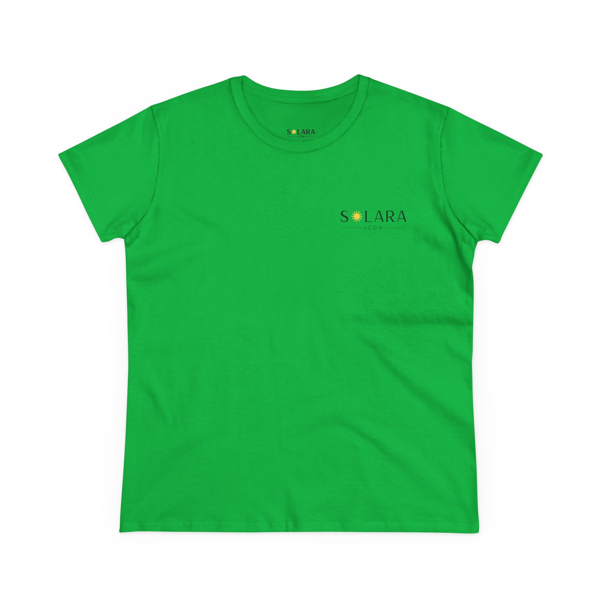 Solar Inspired Women's Midweight Cotton Tee, Casual Tee,Gift for Her, Everyday Wear,