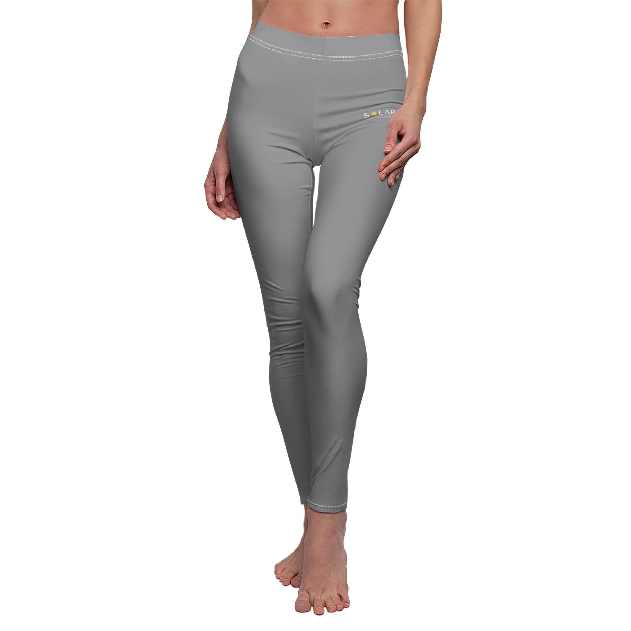 Solara Icon-Women's Mid-rise Casual Leggings (AOP)