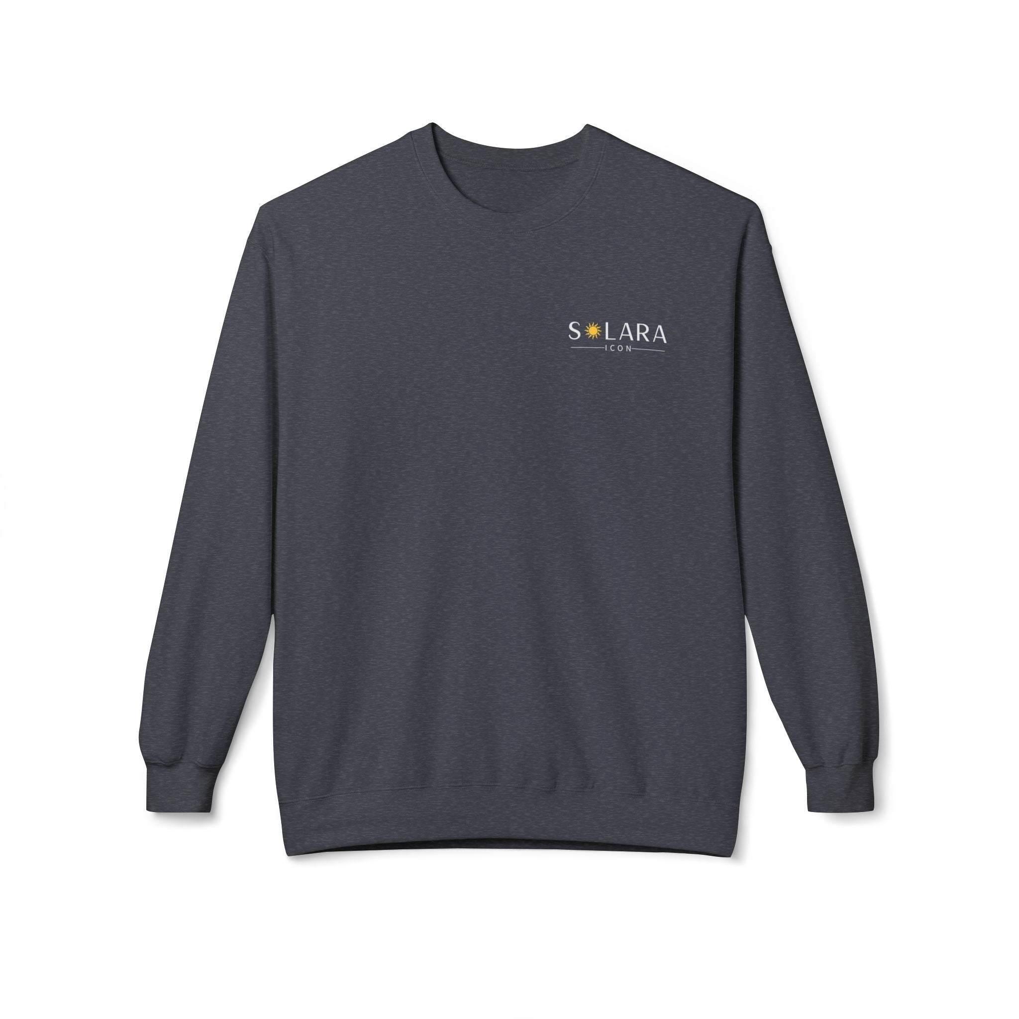 Solara Icon-Cozy Unisex Fleece Sweatshirt | Perfect for Casual Days, Gifts for Friends, to Wear on Holidays,