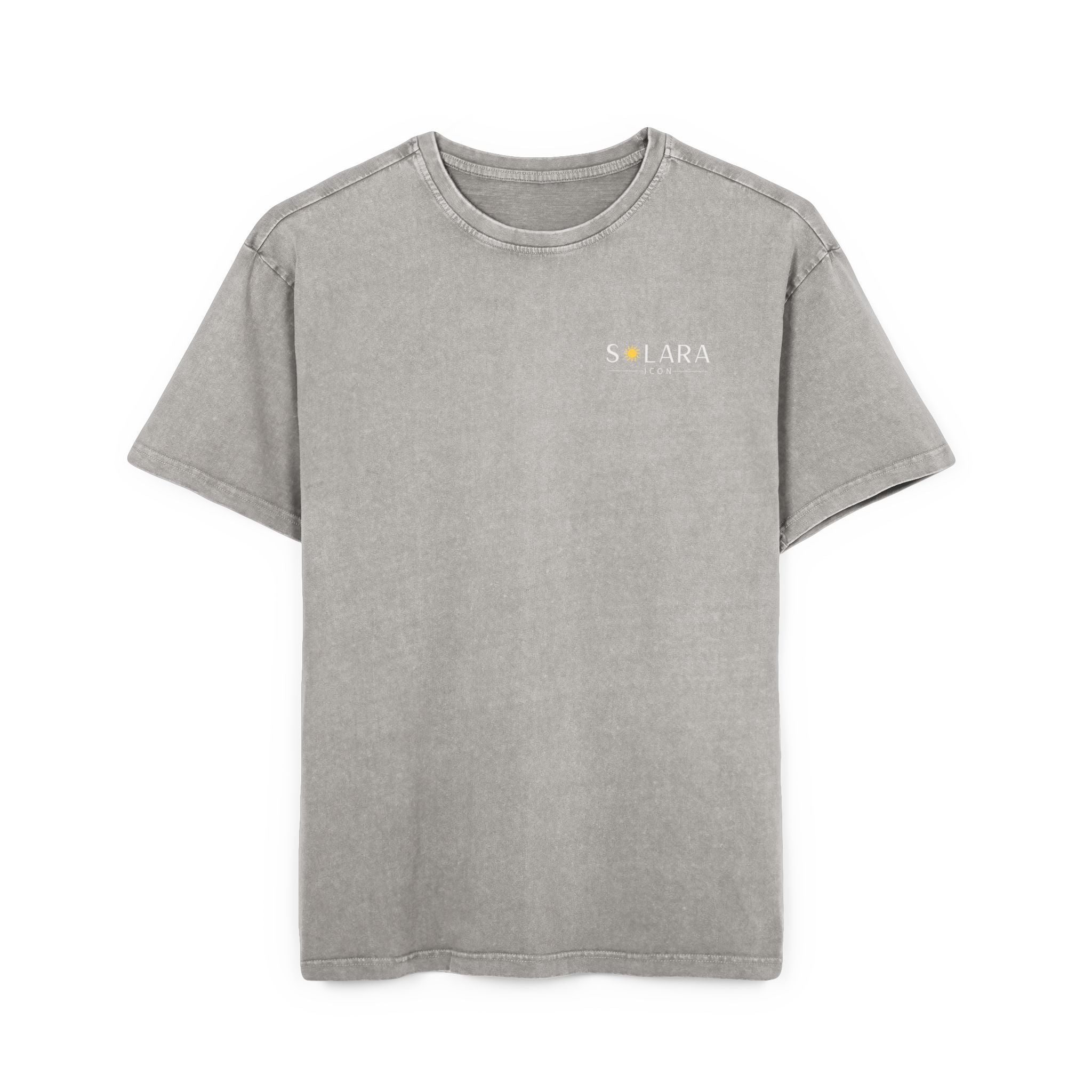 Solara Icon-Men's Acid Washed Heavy Oversize Tee