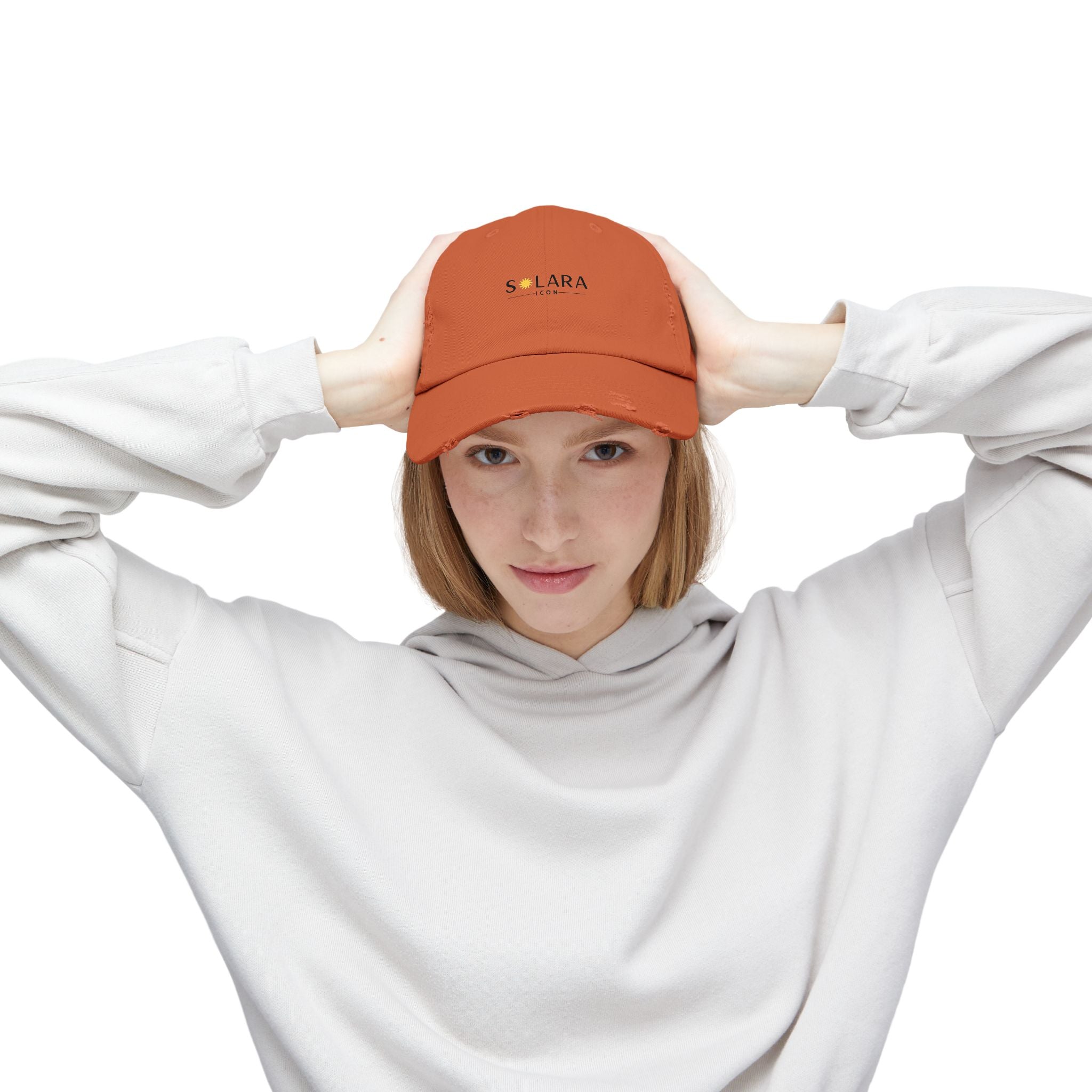 Solara Icon - Unisex Distressed Cap