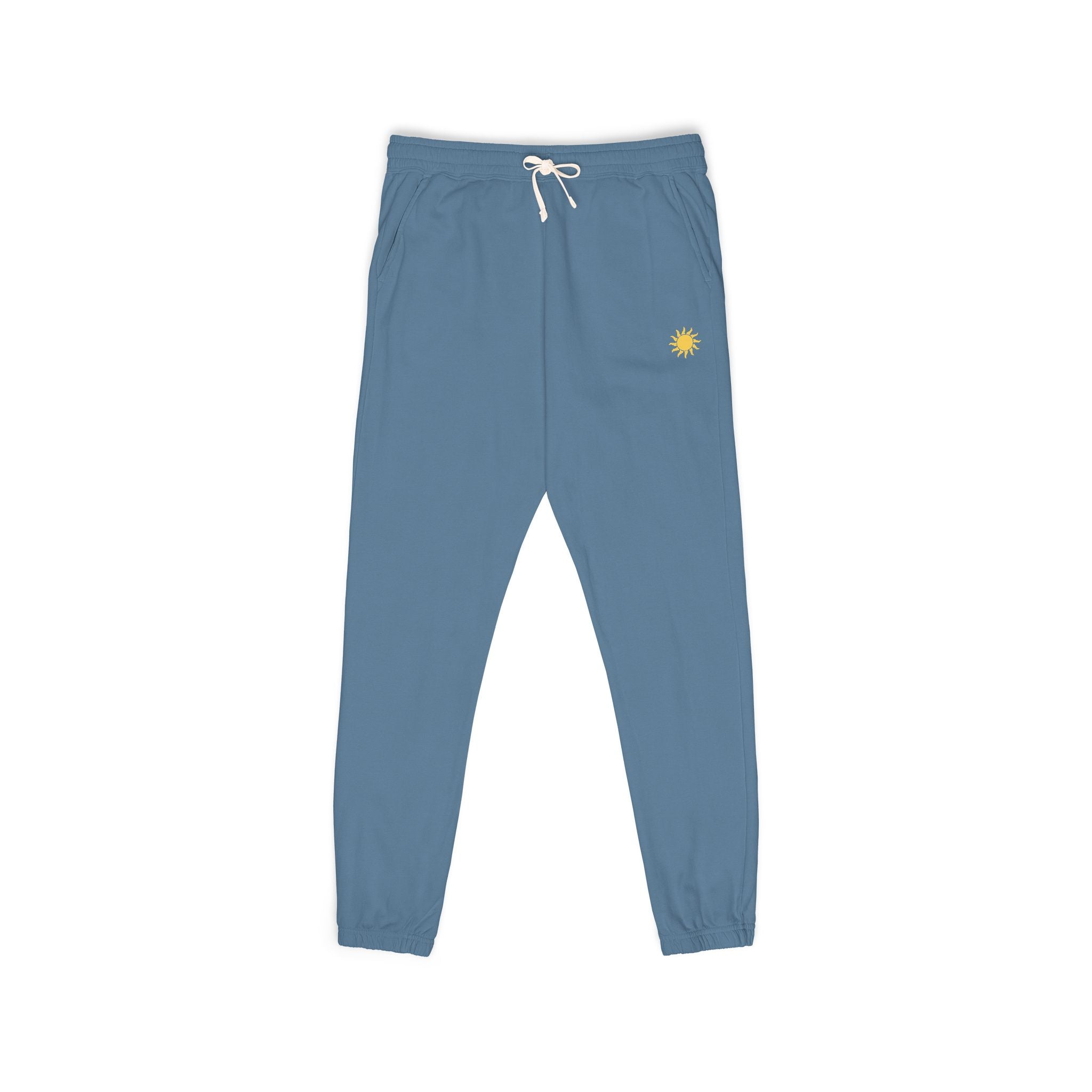Sunshine Unisex Garment-Dyed Fleece Sweatpants | Cozy Loungewear, Comfy Pants, Casual Outfits, Gift for Her,