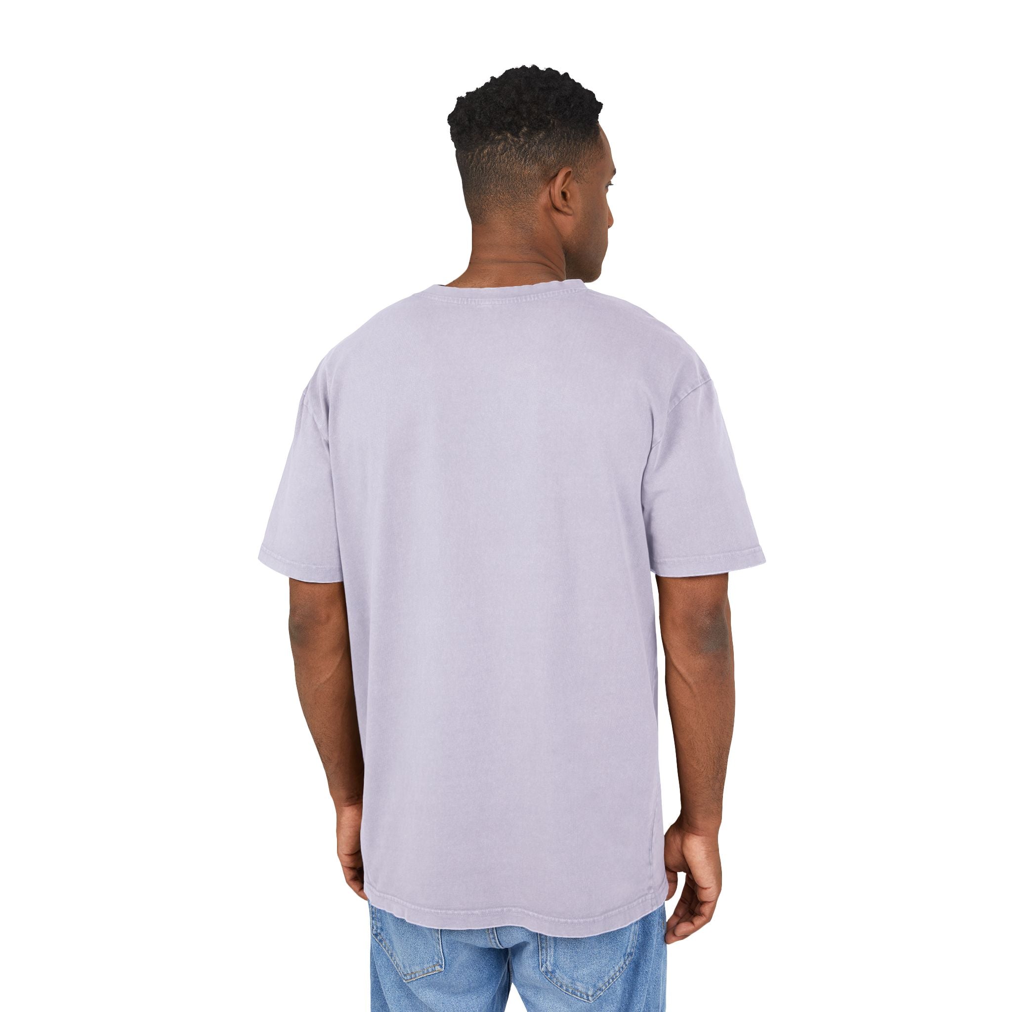 Solara Icon-Men's Acid Wash Oversized Tee, Retro Fashion Shirt, Casual Summer Top