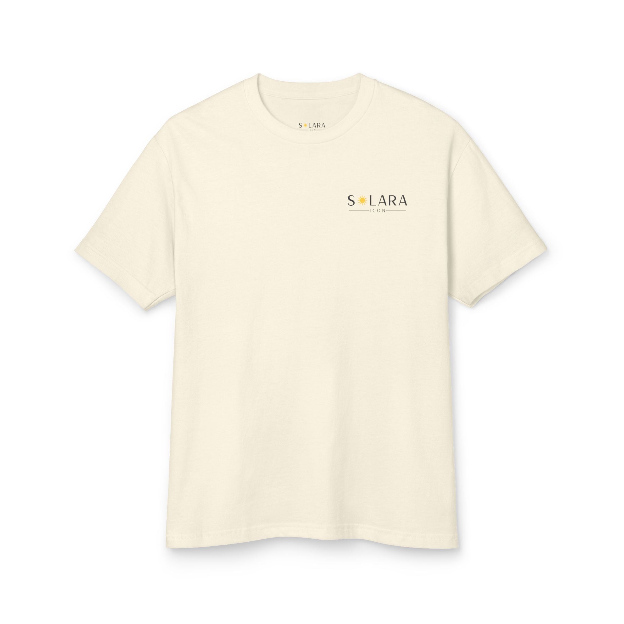 Solara Icon-Unisex Heavyweight Tee, Relaxed Cotton T-Shirt for Everyday Comfort, Gift for Her, Gift for Him,
