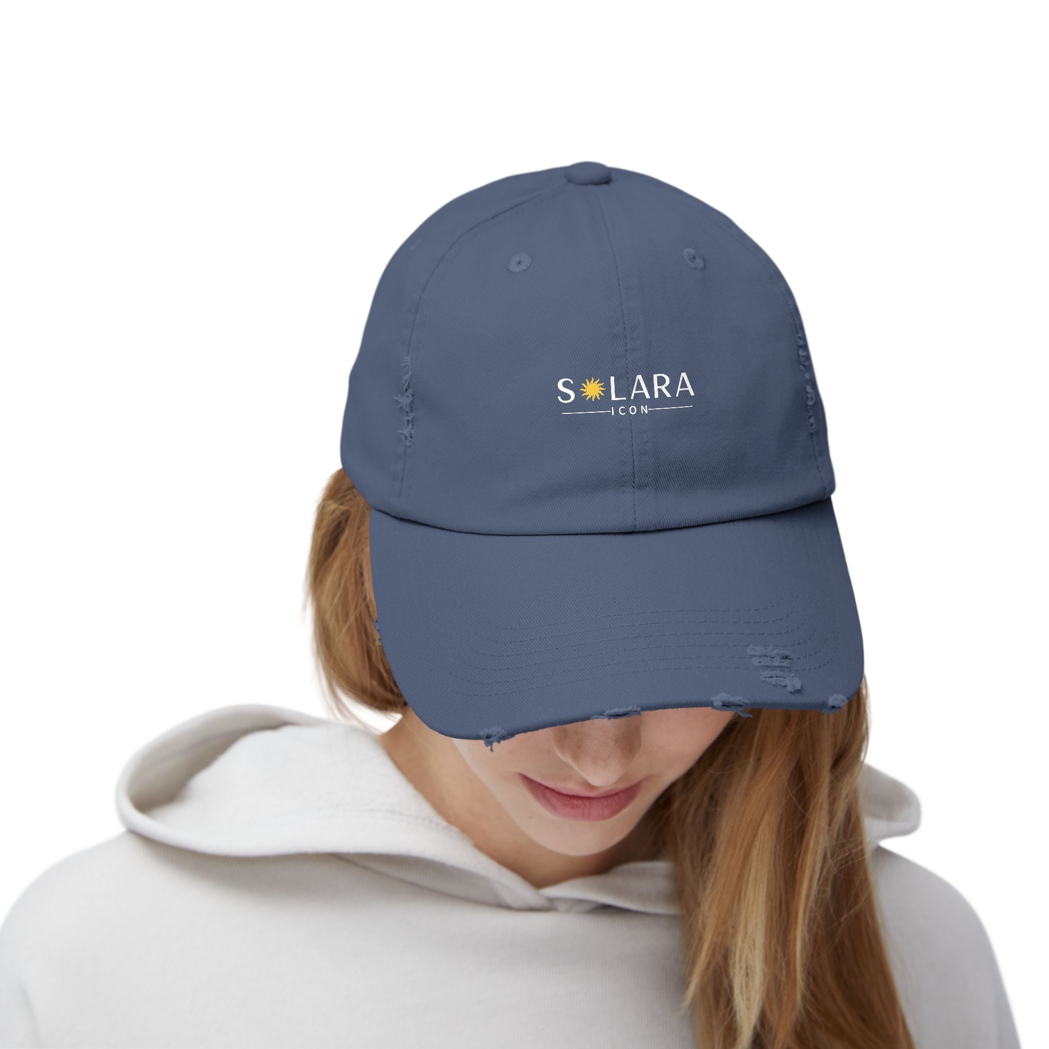 Solara Icon - Unisex Distressed Cap