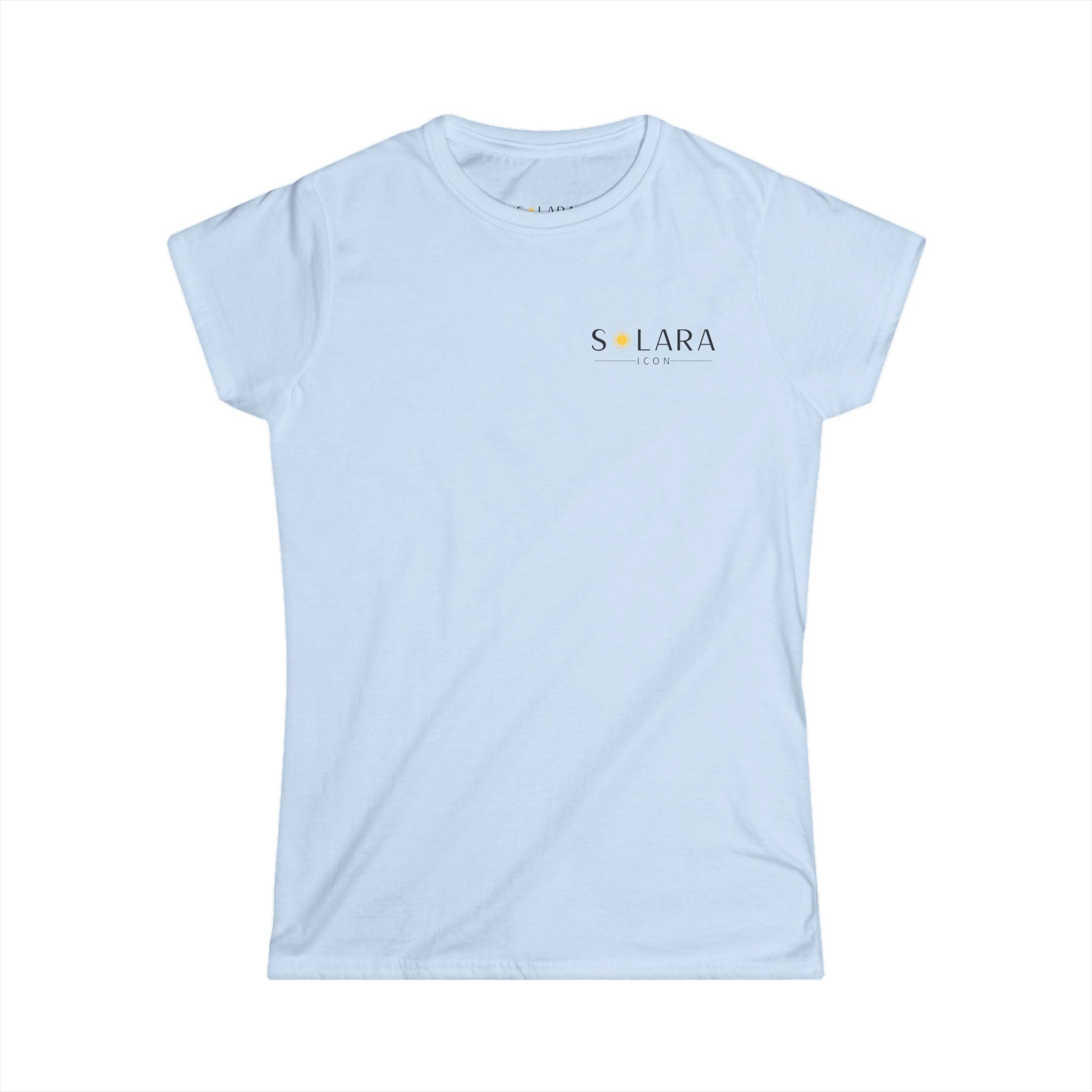 Solara Icon - Women's Softstyle Tee with Solar Design, Casual Wear